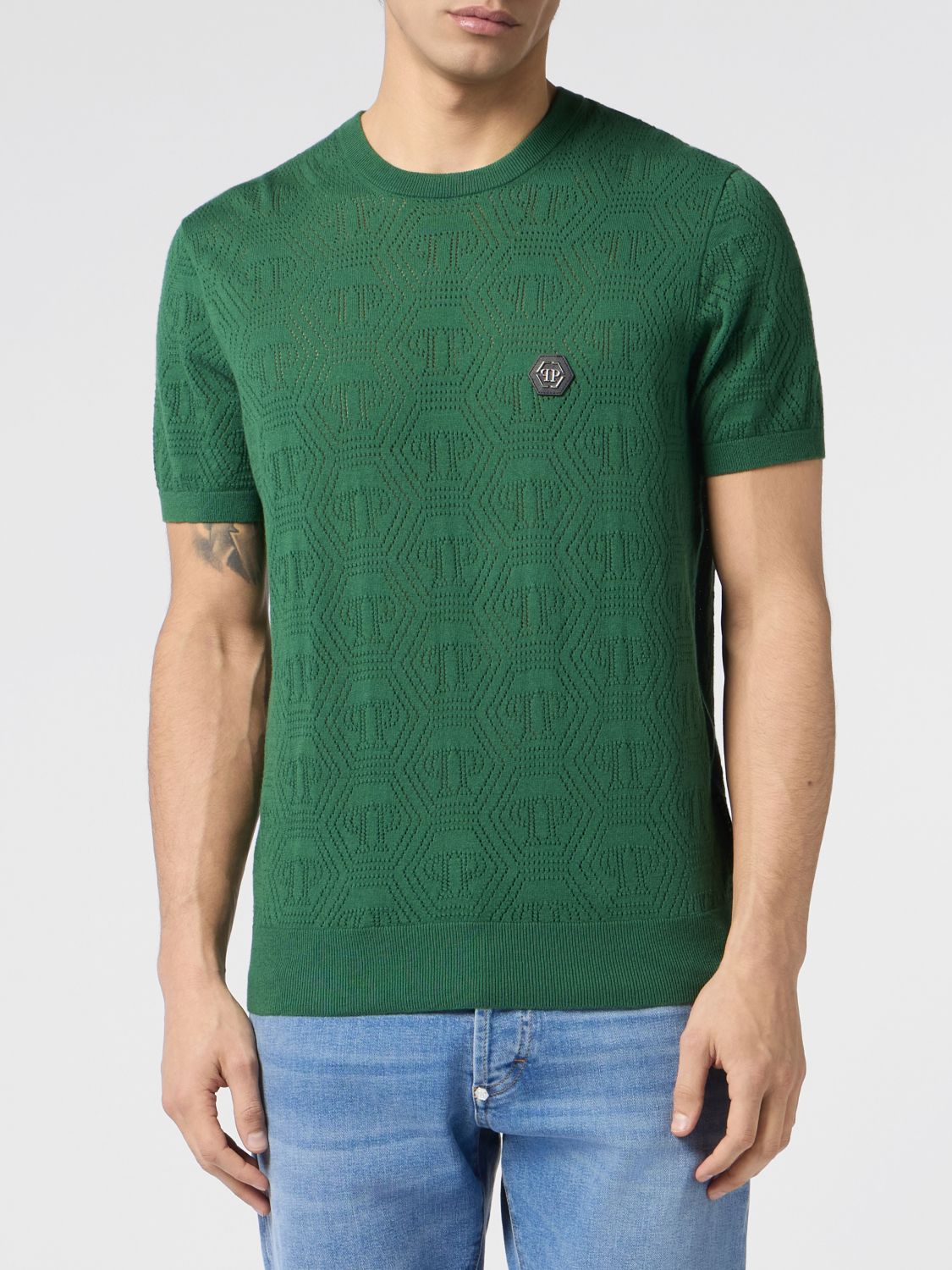 PHILIPP PLEIN Maglia Uomo colore Verde