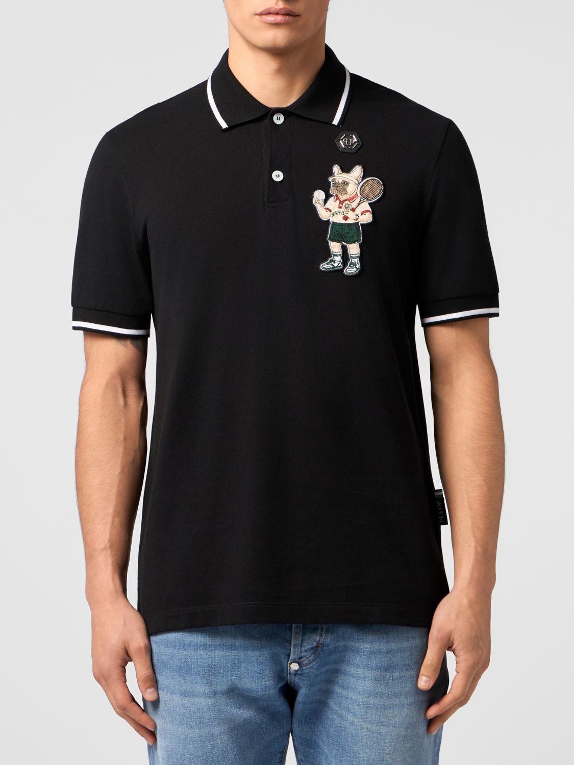 PHILIPP PLEIN Polo Shirt Men color Black