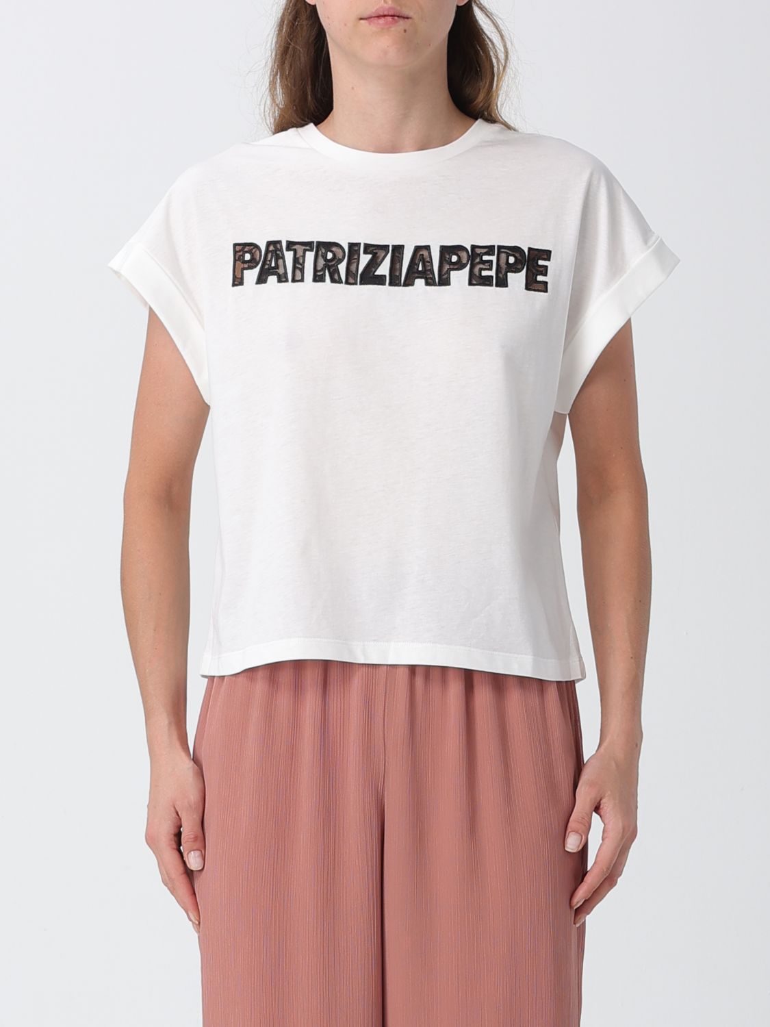 PATRIZIA PEPE T-Shirt Damen Farbe Weiß