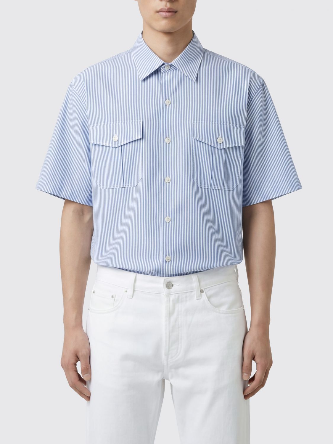 MM6 MAISON MARGIELA Maglia Uomo colore Azzurro