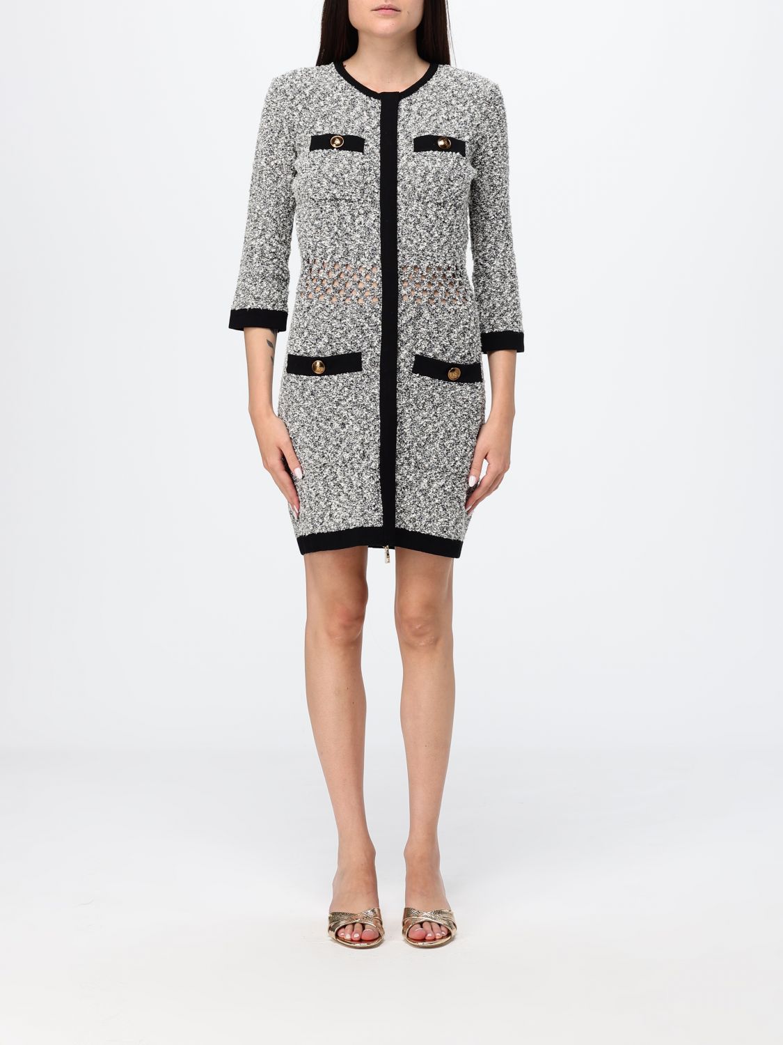 ELISABETTA FRANCHI Dress Woman color Black