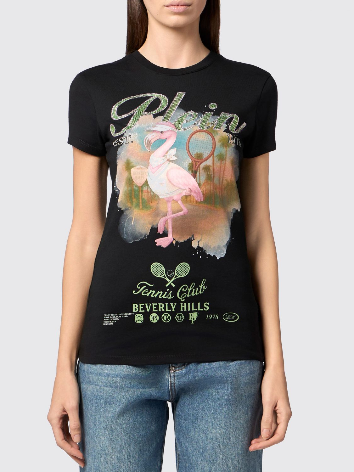 PHILIPP PLEIN T-Shirts Donna colore Nero