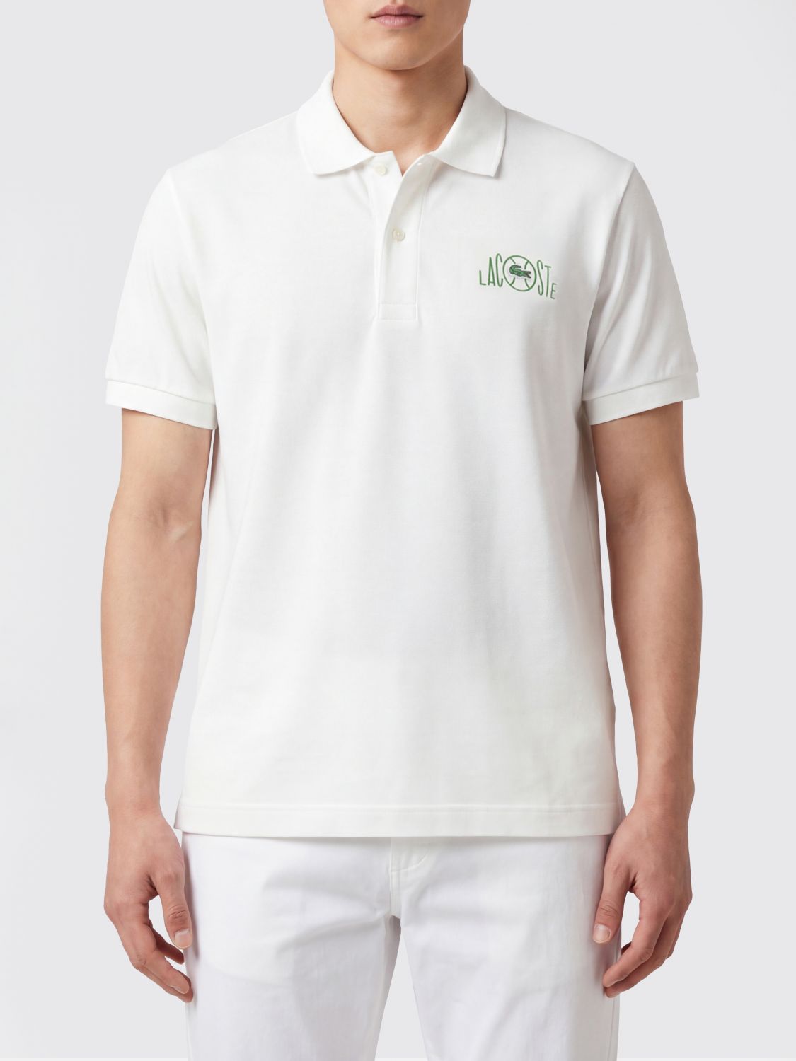LACOSTE T-Shirt Uomo colore Bianco