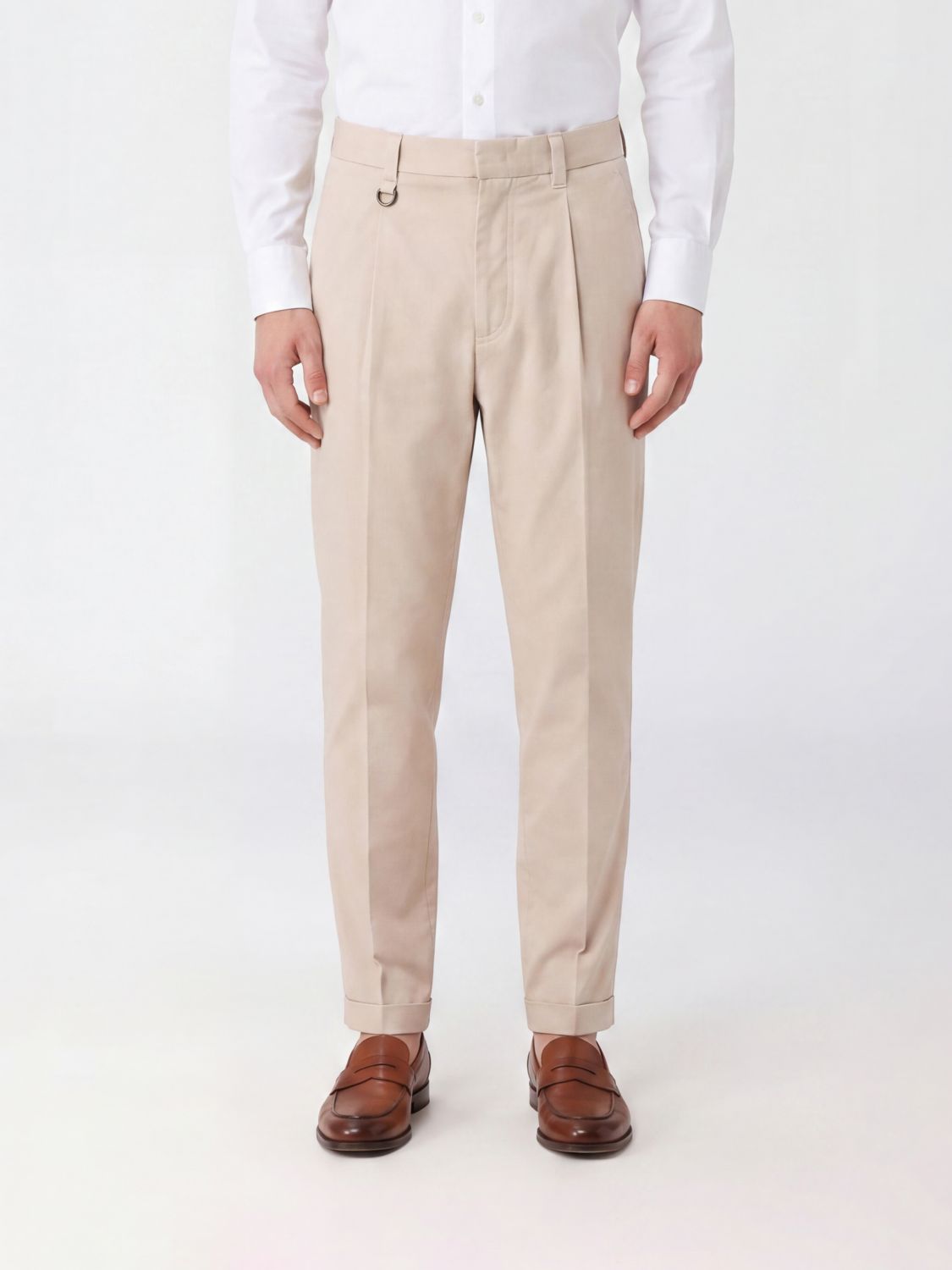 PAOLO PECORA Pants Men color White