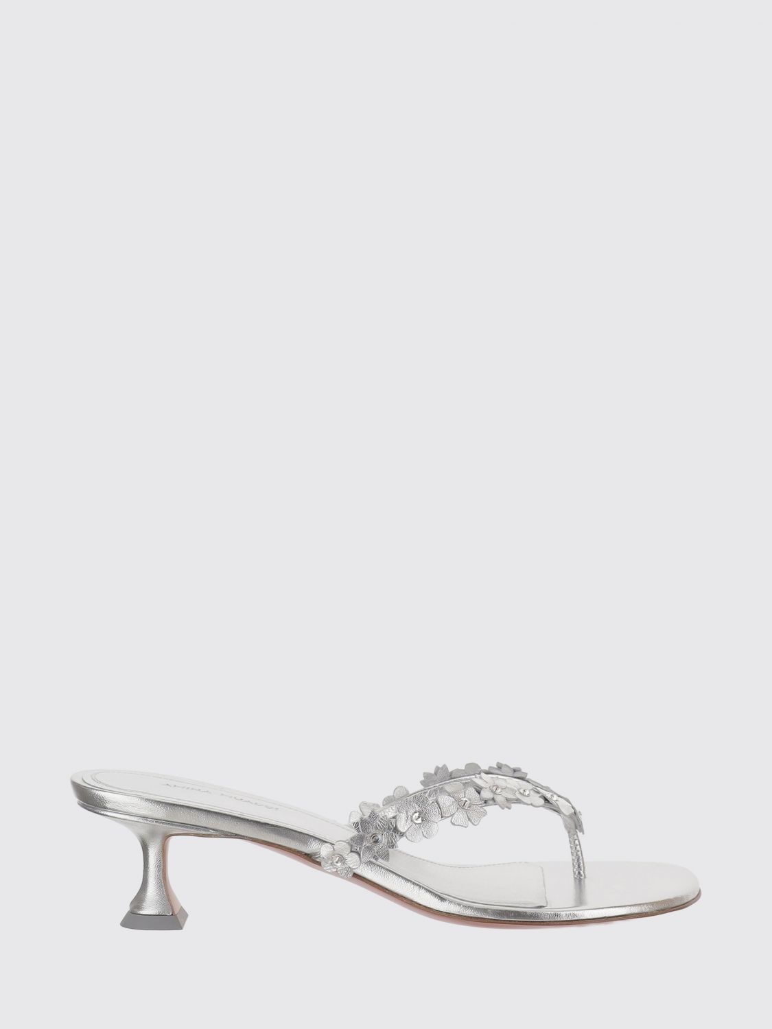 AMINA MUADDI Scarpe Con Tacco Donna colore Argento