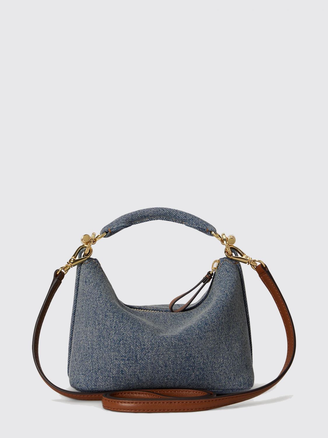 LAUREN RALPH LAUREN Borsa in denim di cotone