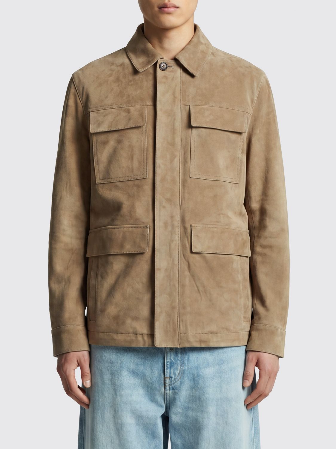 YVES SALOMON Giacca Uomo colore Beige