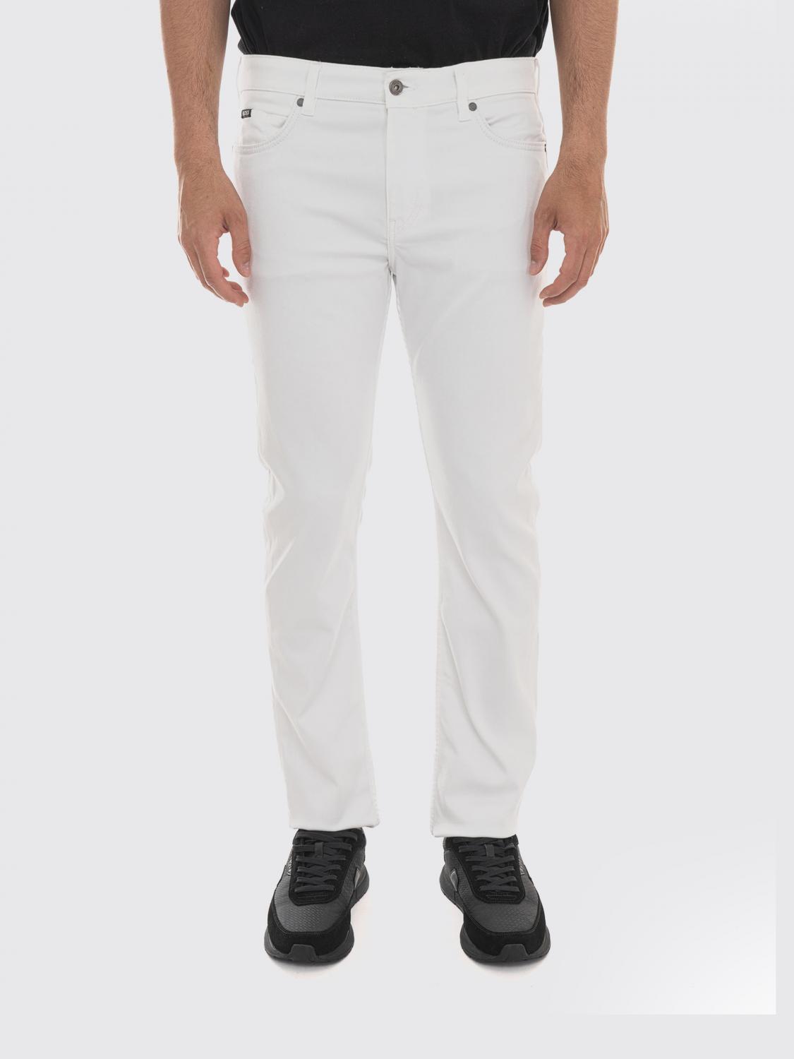 BOSS Jeans Uomo colore Bianco