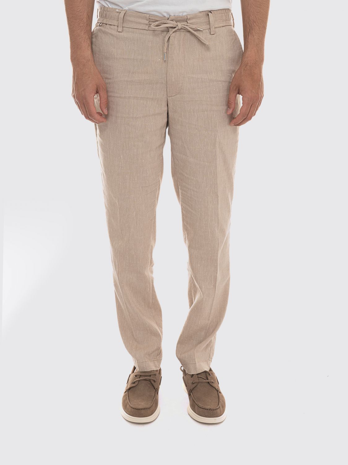 BOSS Pants Men color Beige