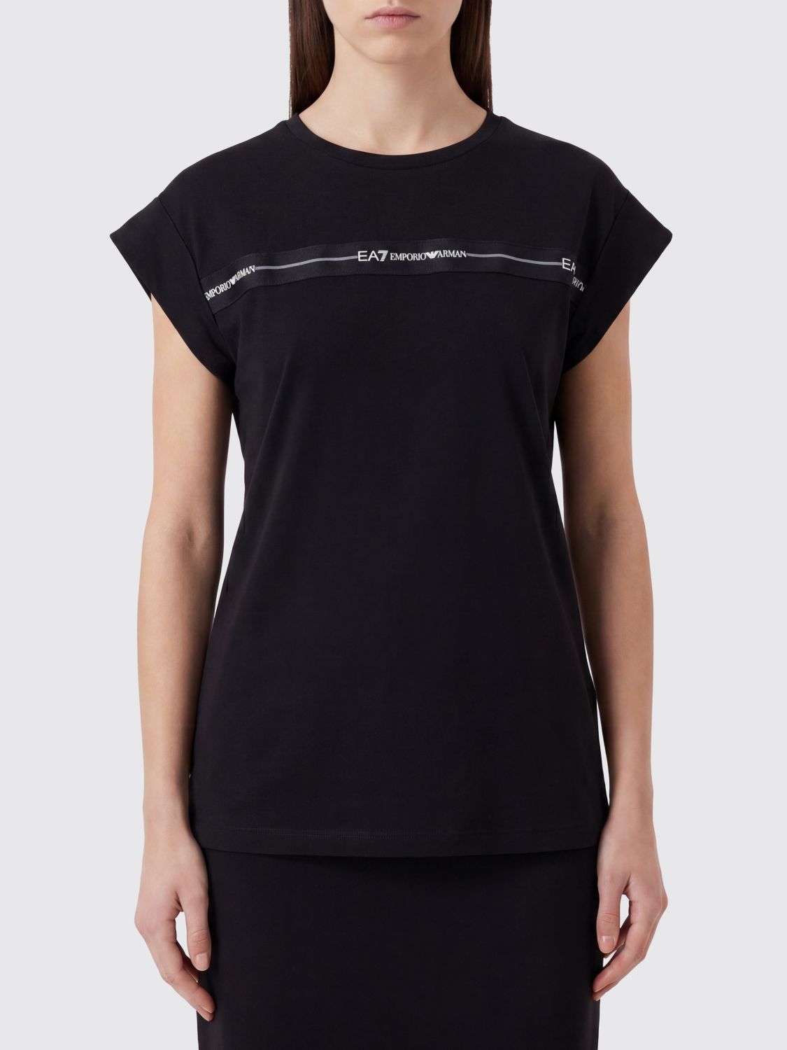 EA7 T-shirt in jrsey di cotone