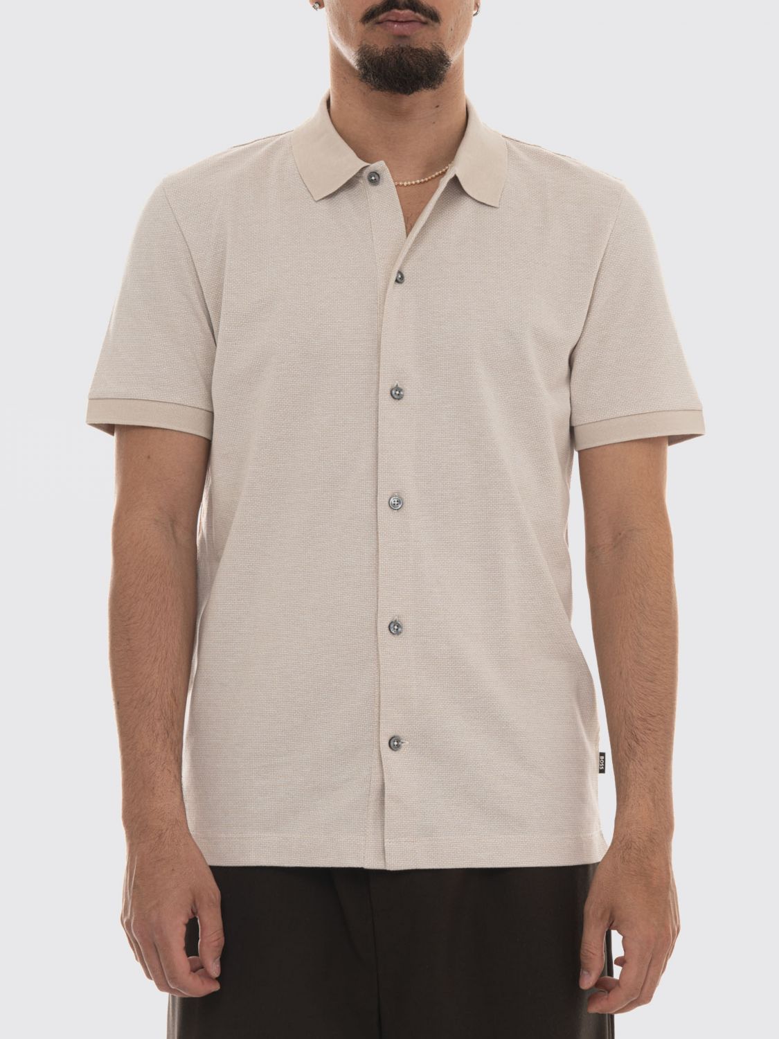 BOSS Camicia Uomo colore Beige
