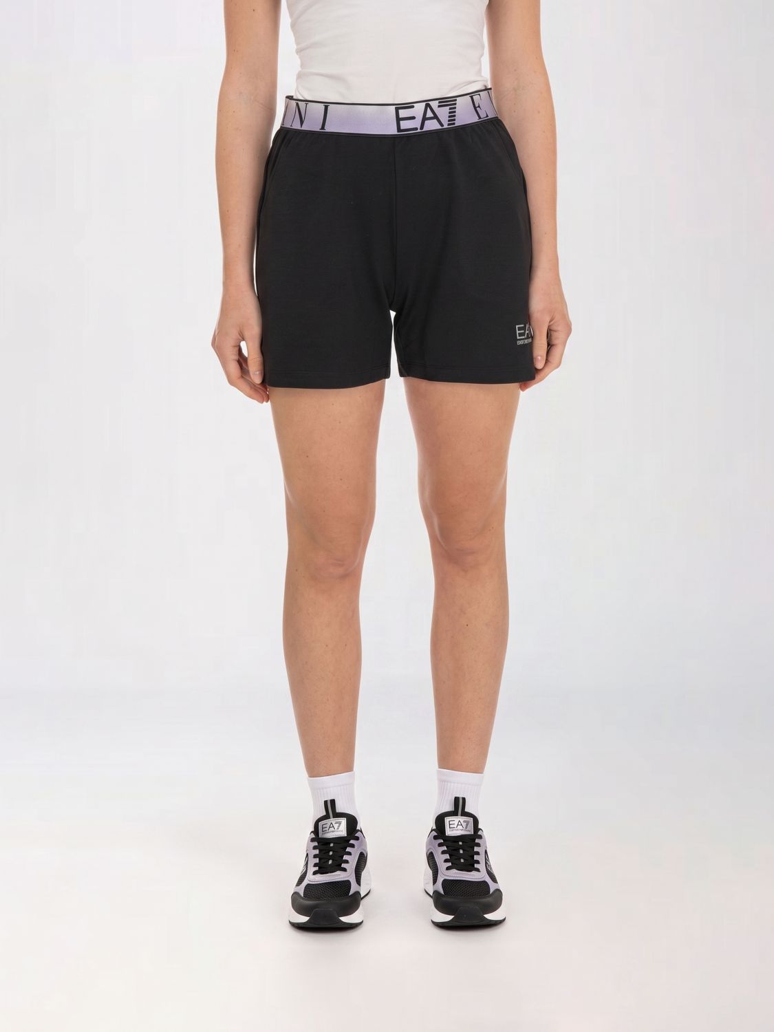 EA7 Pantaloncini Donna colore Nero