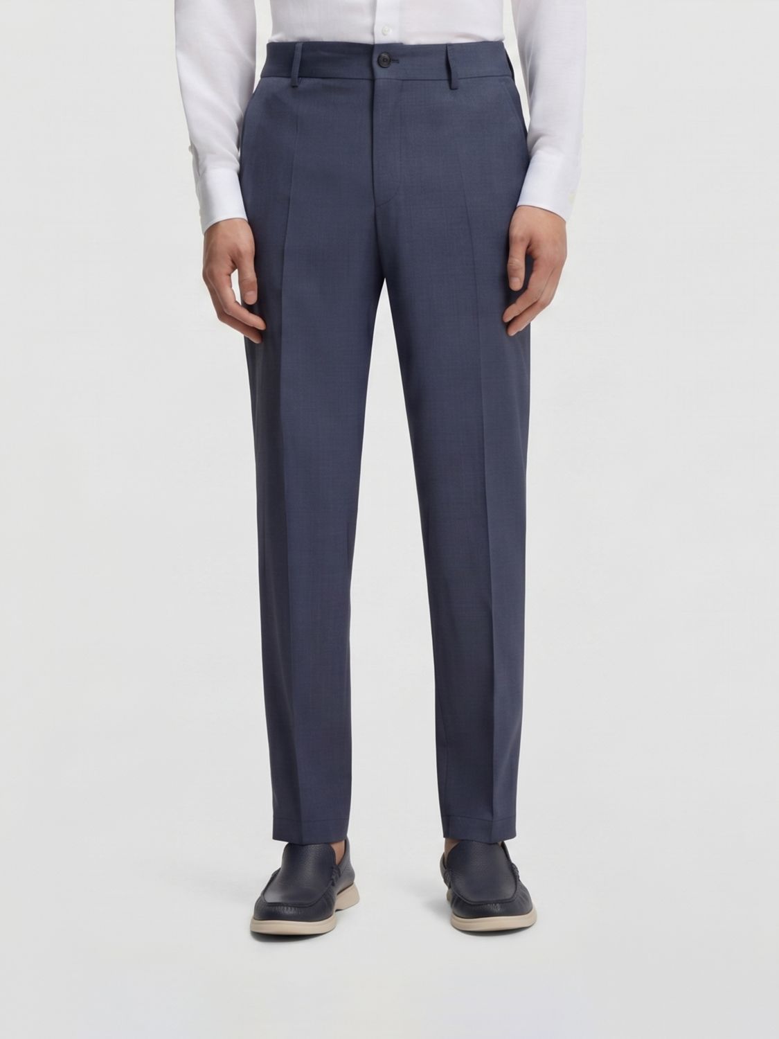 BOSS Pants Men color Blue