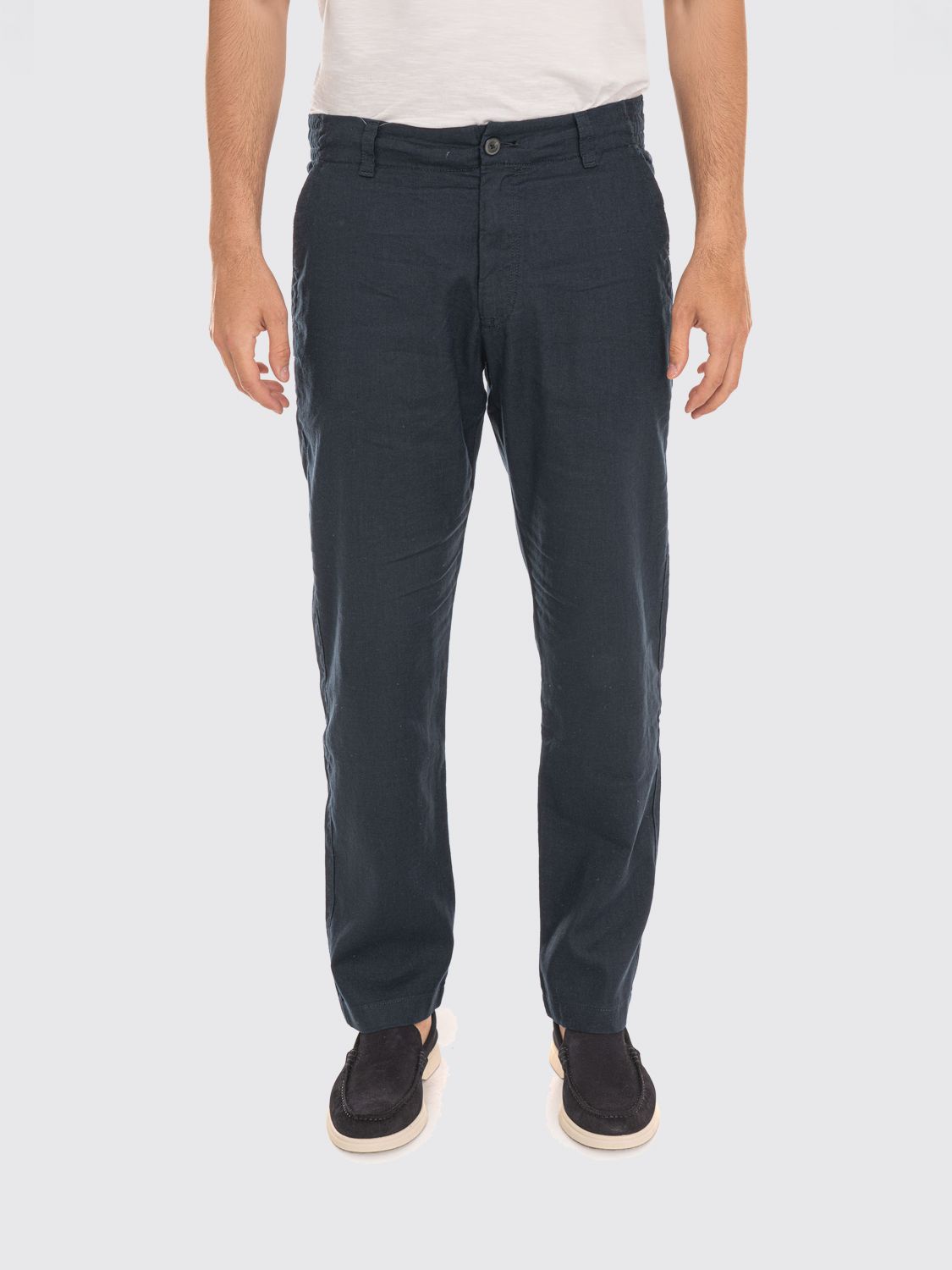 BOSS Pants Men color Blue