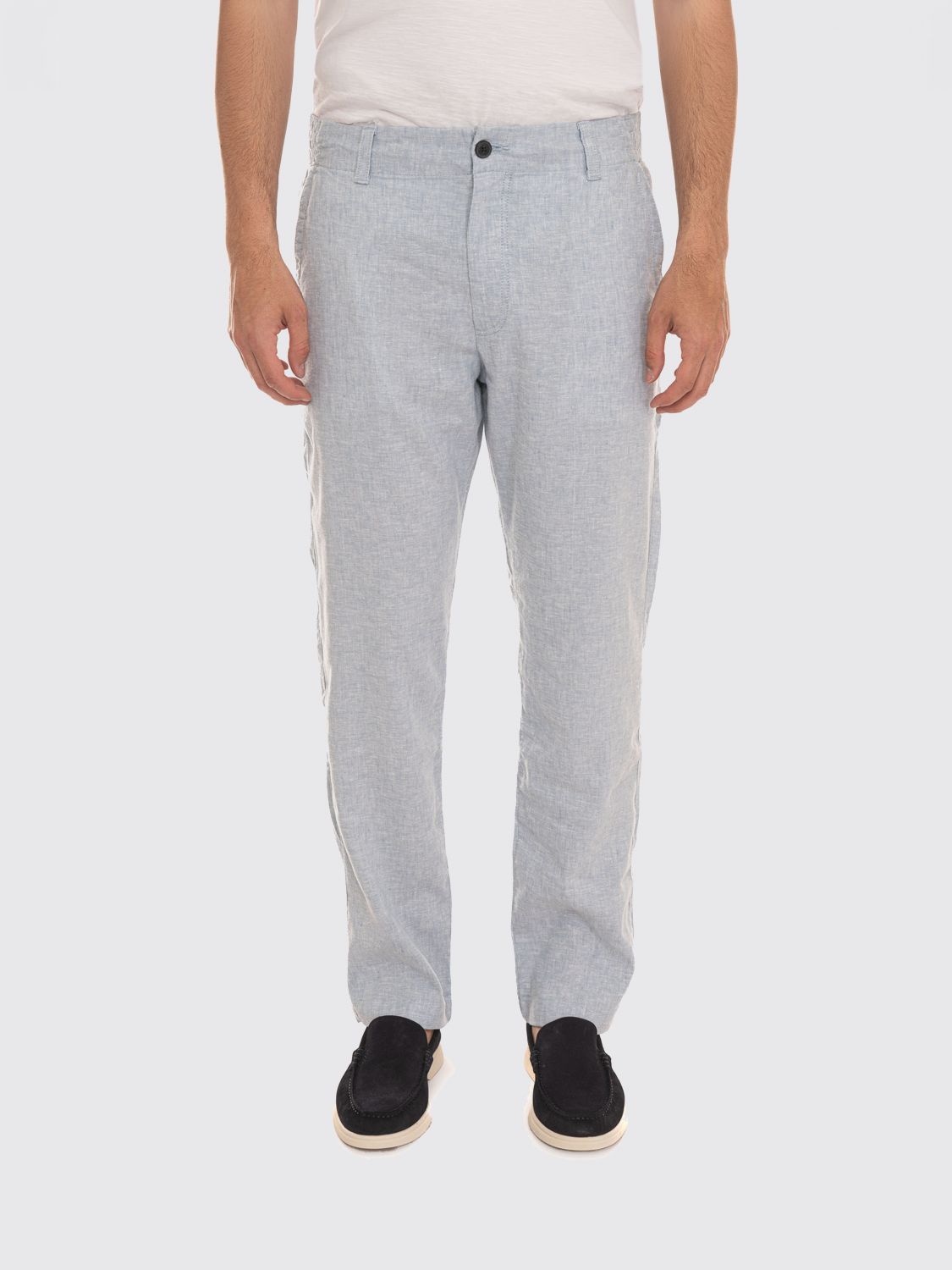 BOSS Pants Men color Sky Blue