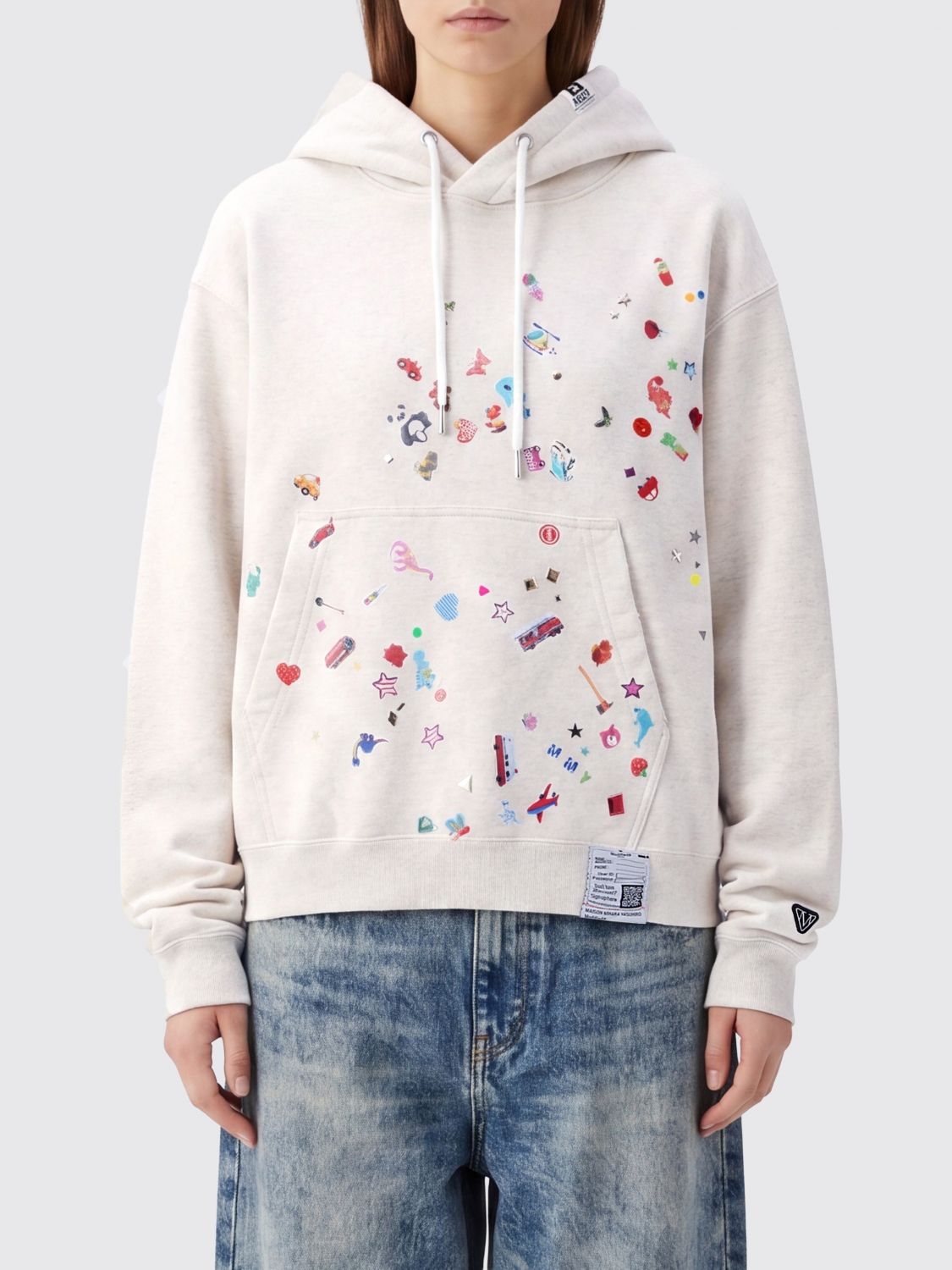 MAISON MIHARA YASUHIRO Sweatshirt Woman color White