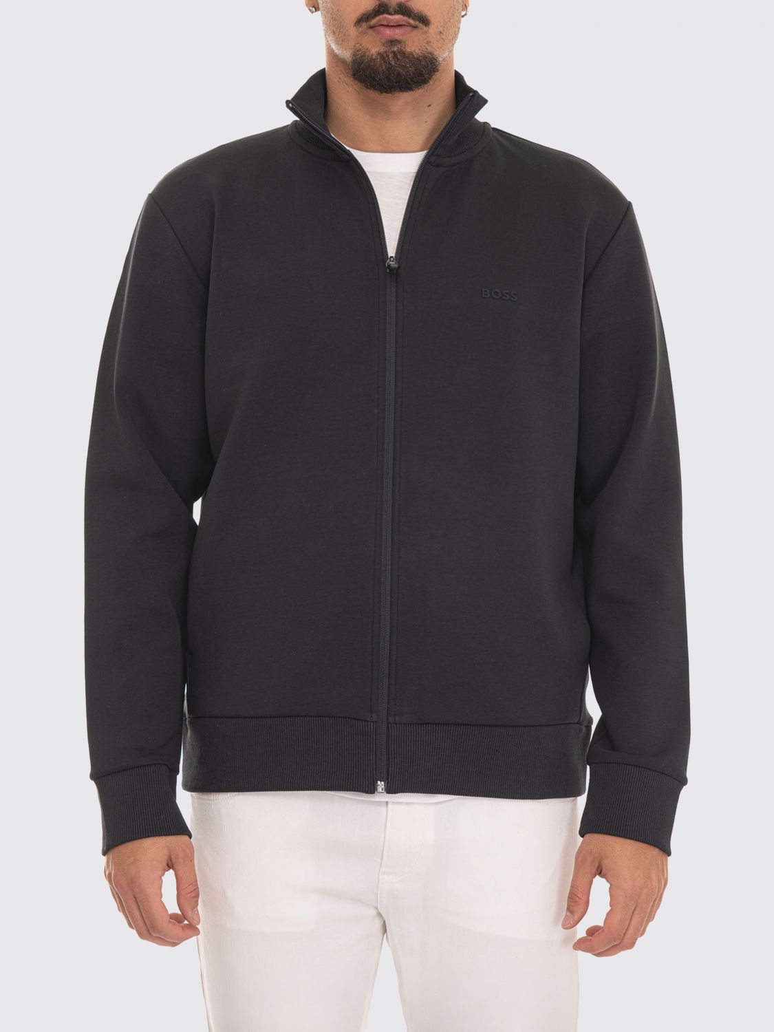BOSS Felpa Uomo colore Blue