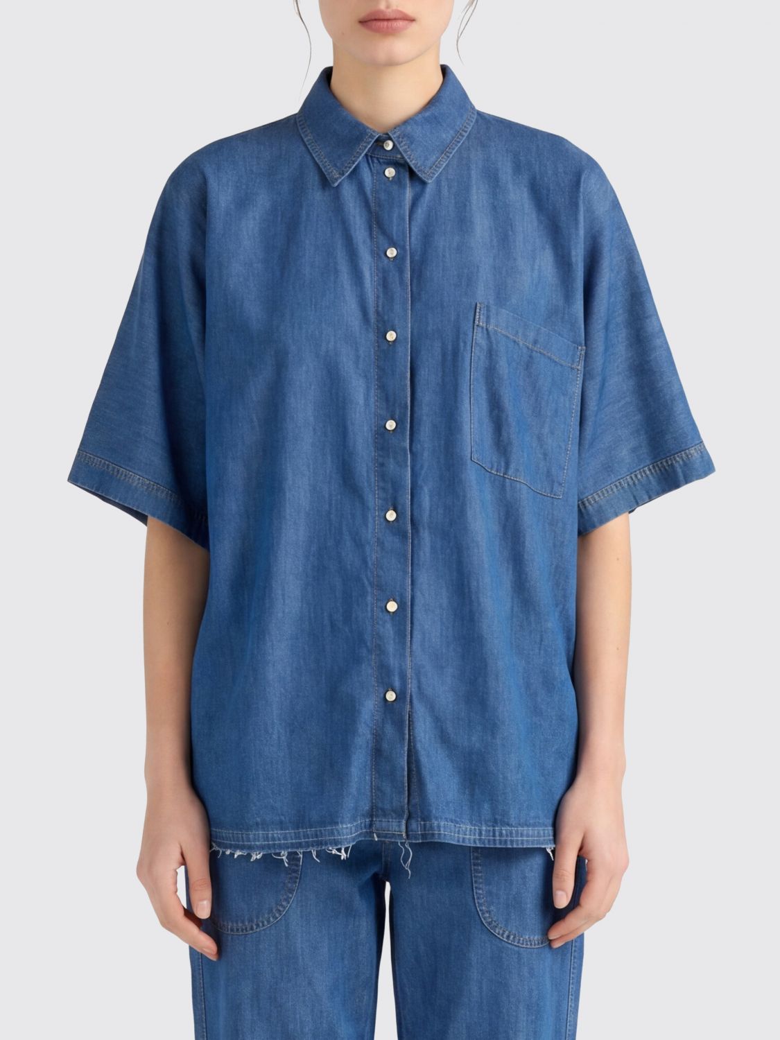 MOMONÌ Camicia Donna colore Blue