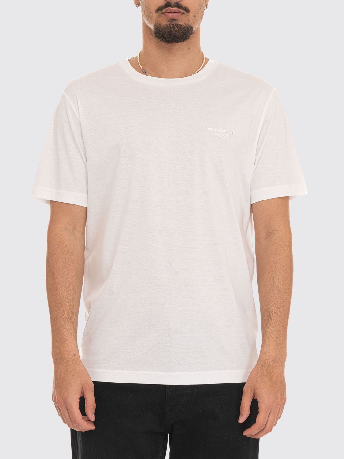 BOSS T-Shirt Uomo colore Bianco