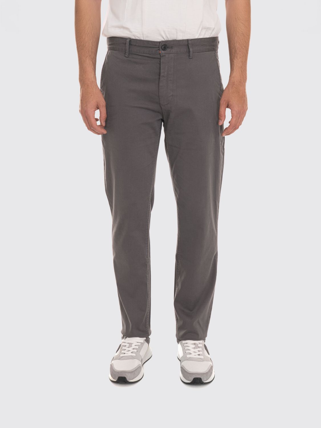 BOSS Pants Men color Grey