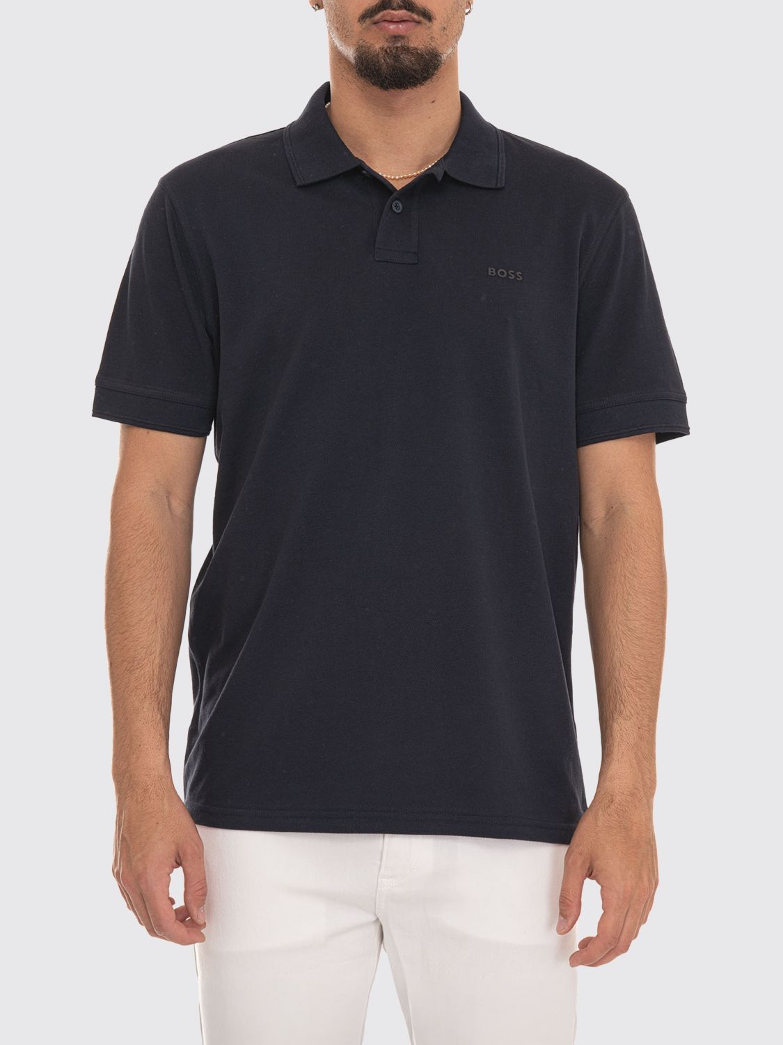 BOSS Polo Uomo colore Blue