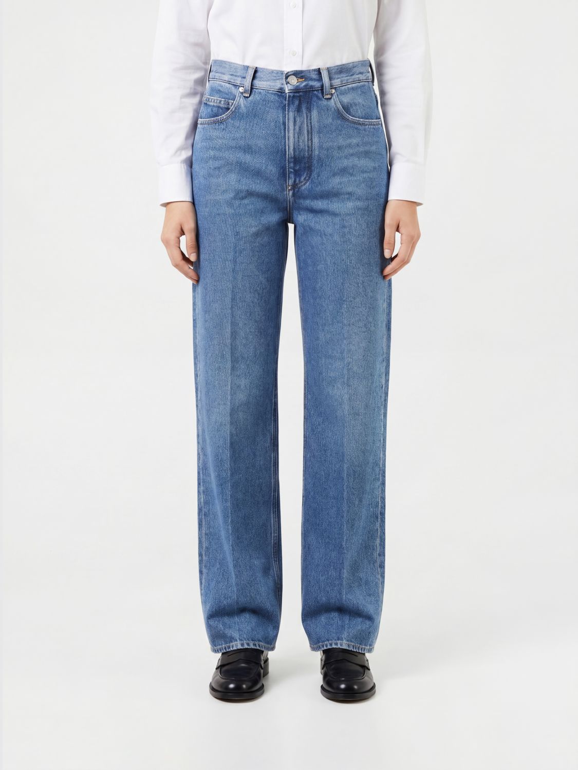 BOTTEGA VENETA Jeans Woman color Blue