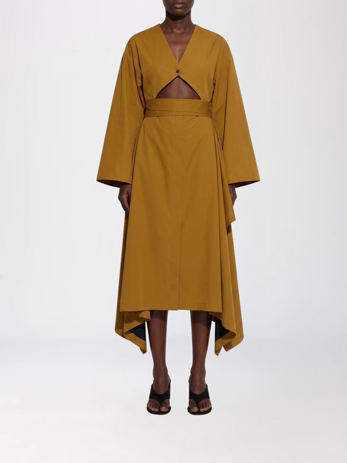 ALAÏA Dress Woman color Green