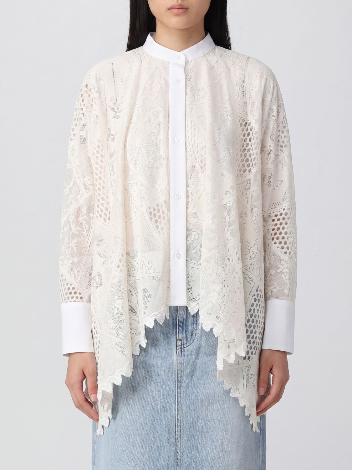 LA DOUBLEJ Shirt Woman color White