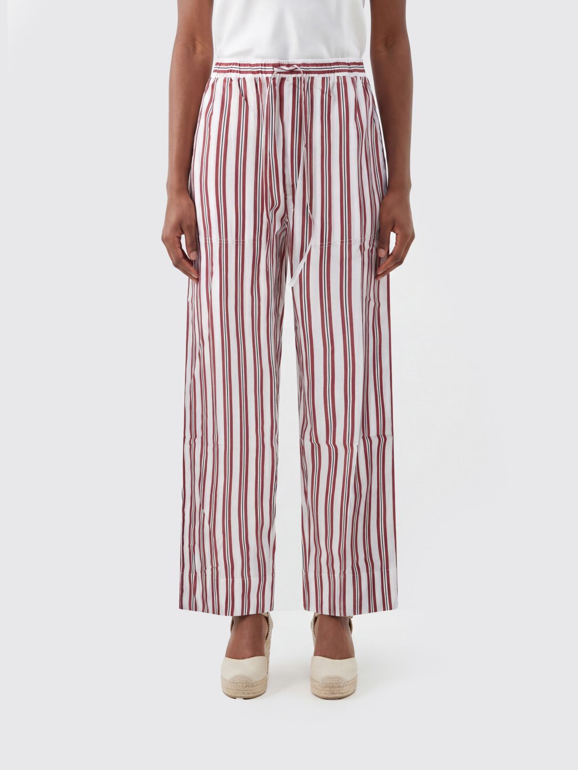 ANTIK BATIK Pants Woman color Red