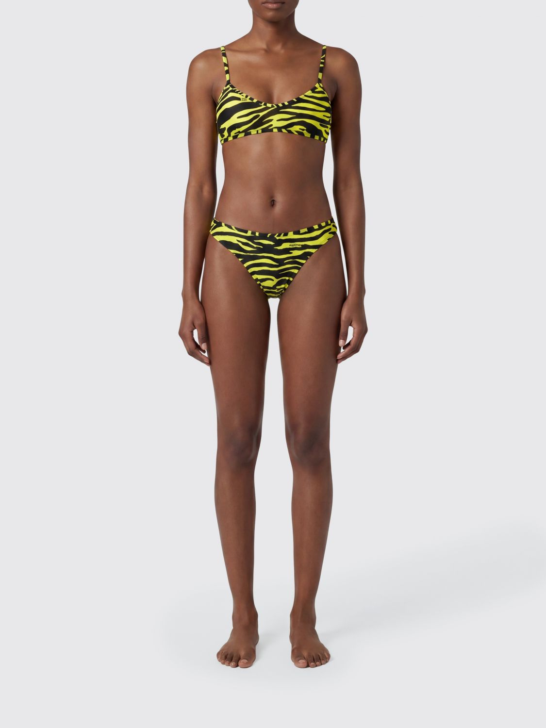 THE ATTICO Zebra Print Low-Rise Bikini　THE ATTICO ゼブラプリント ローライズ ビキニ THE