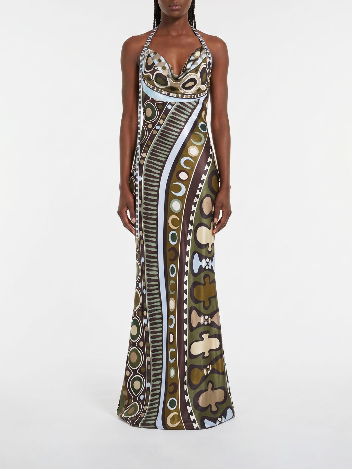 PUCCI Dress Woman color Kaki