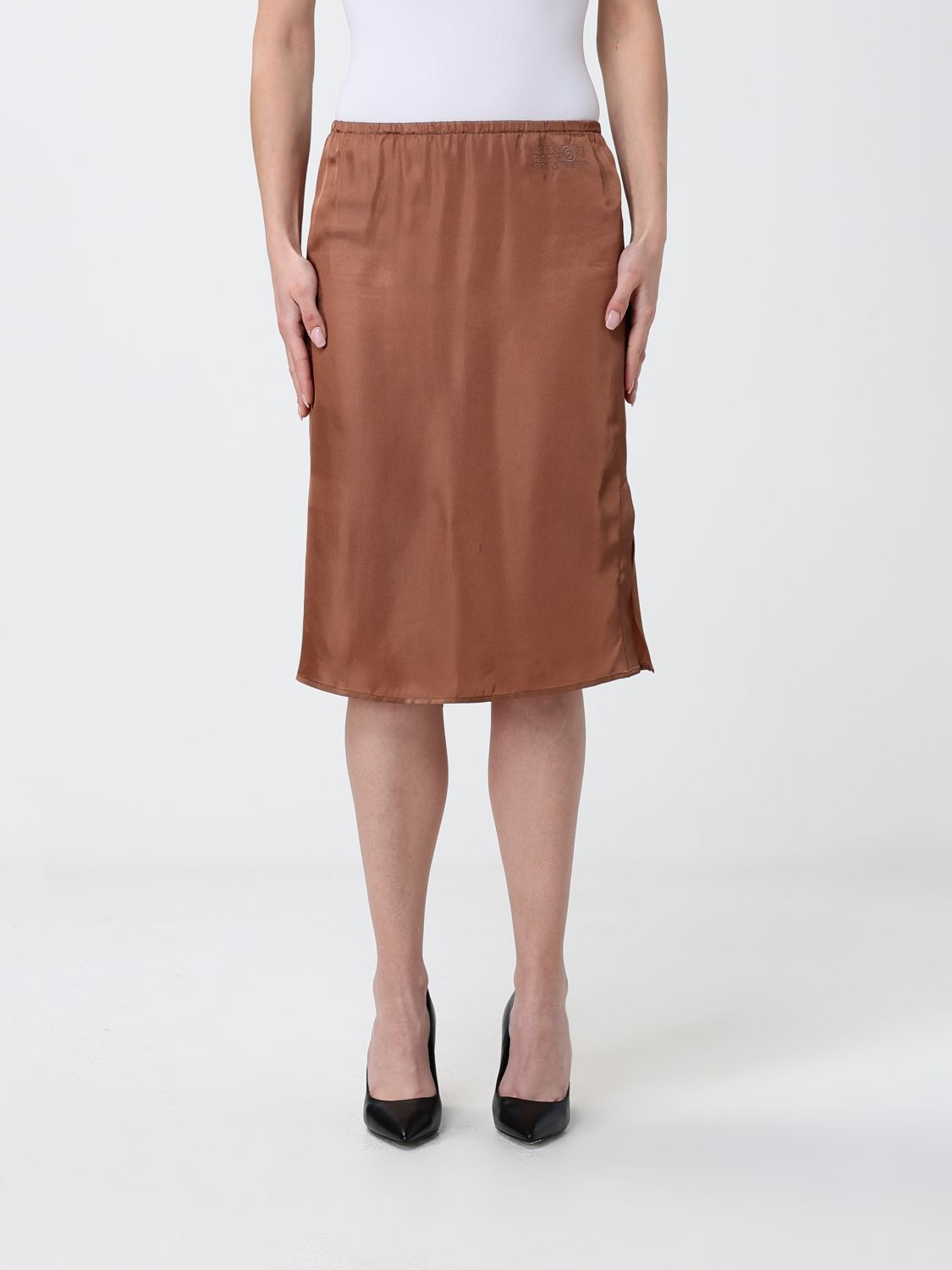 MM6 MAISON MARGIELA Skirt Woman color Brown