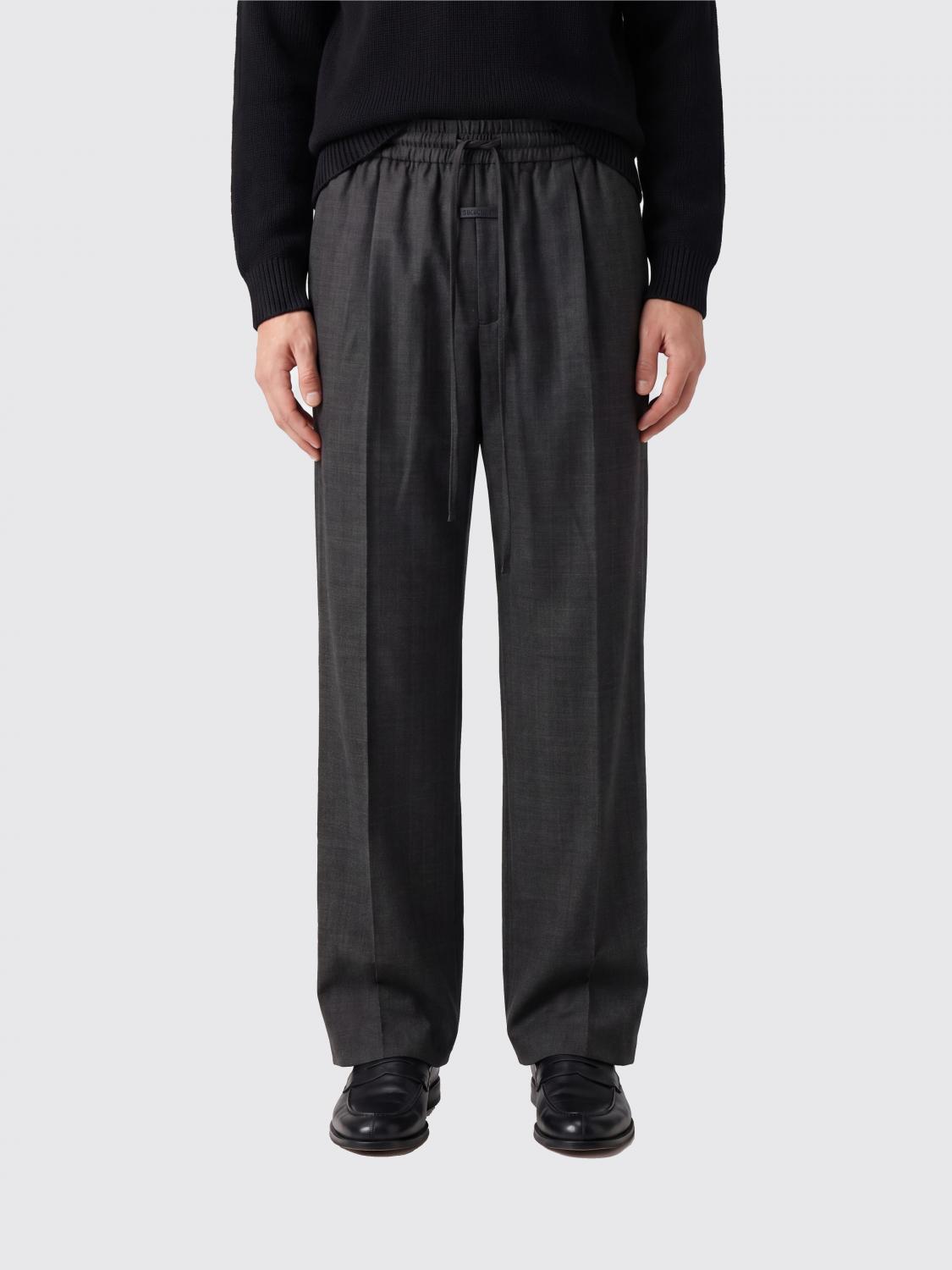 FEAR OF GOD Wide-Leg Pure Virgin Wool Trousers with Drawstring Waist