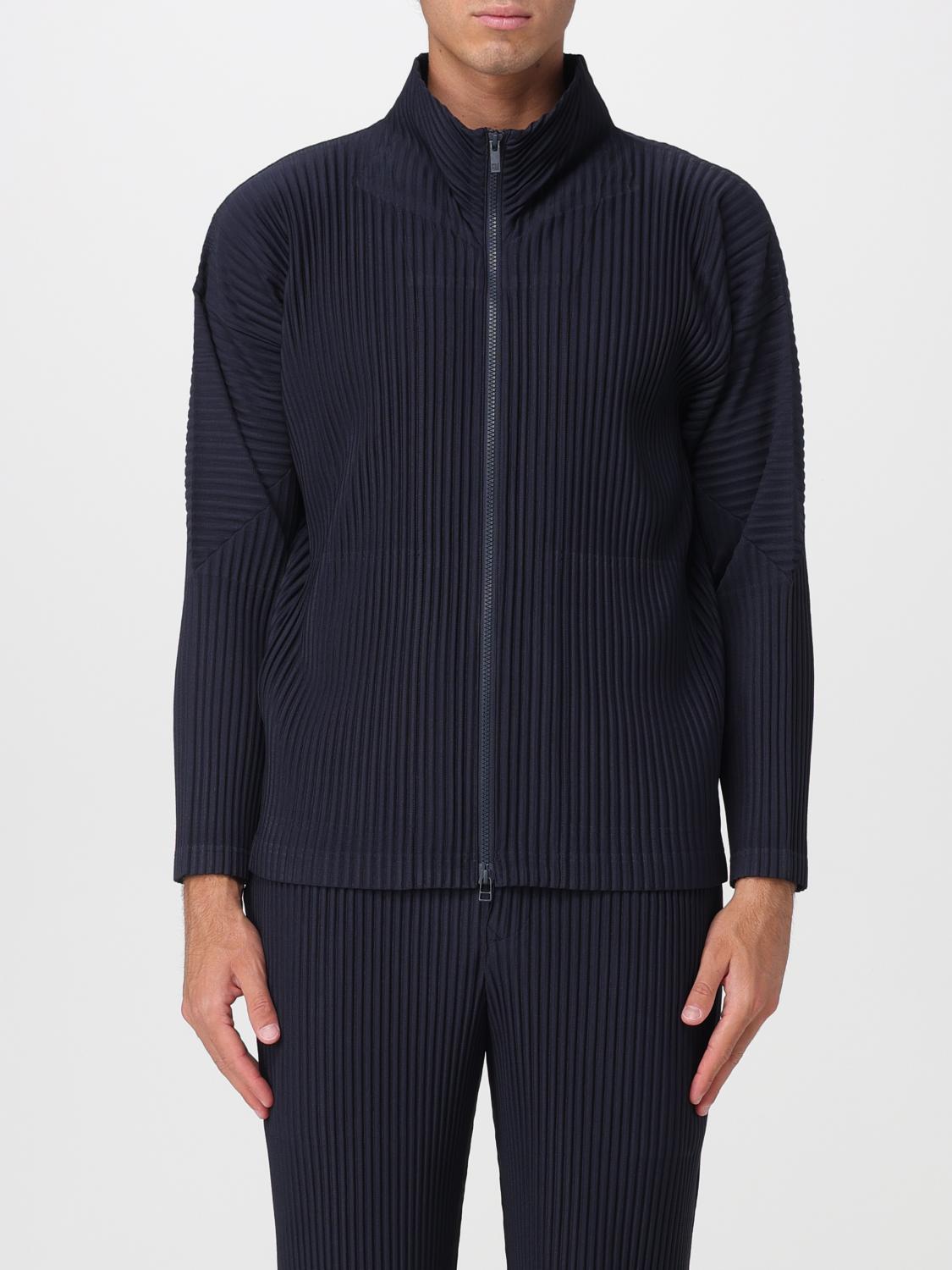 HOMME PLISSE' ISSEY MIYAKE Camicia plissettata Homme Plissé Issey Miyake a collo alto con chiusura a zip