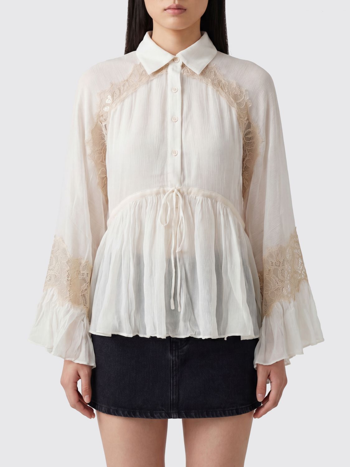 MES DEMOISELLES Camicia Donna colore Beige