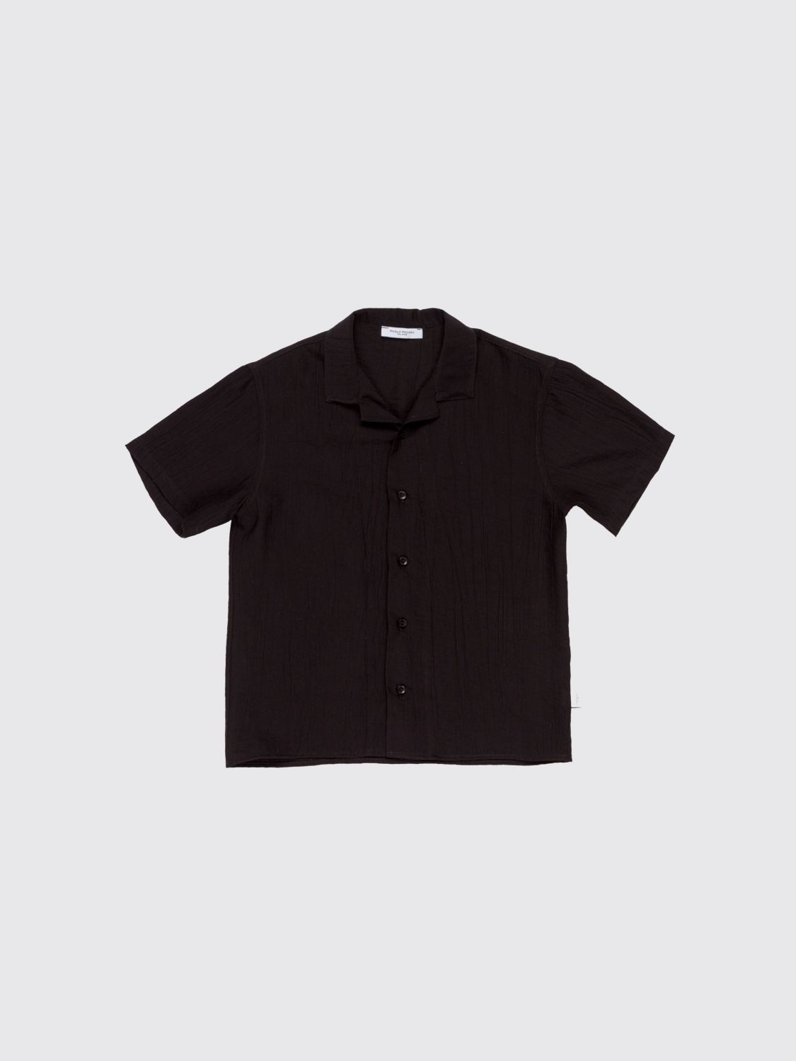 PAOLO PECORA Hemd Kinder Farbe Schwarz