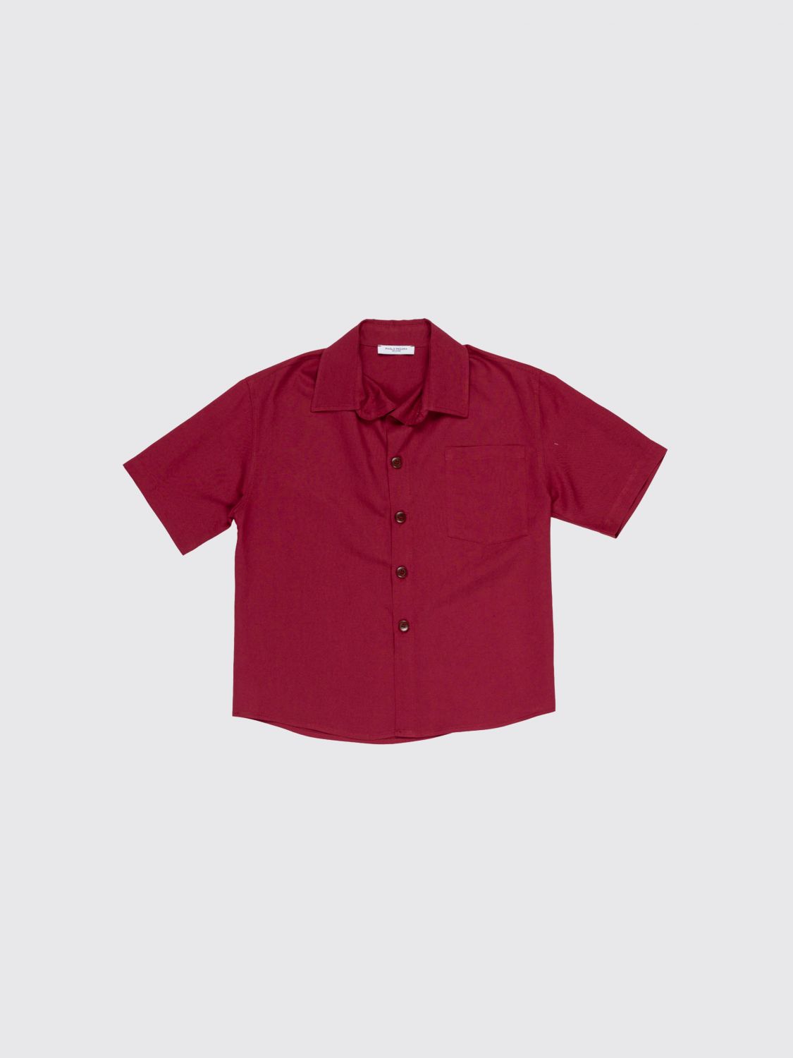 PAOLO PECORA Hemd Kinder Farbe Rot