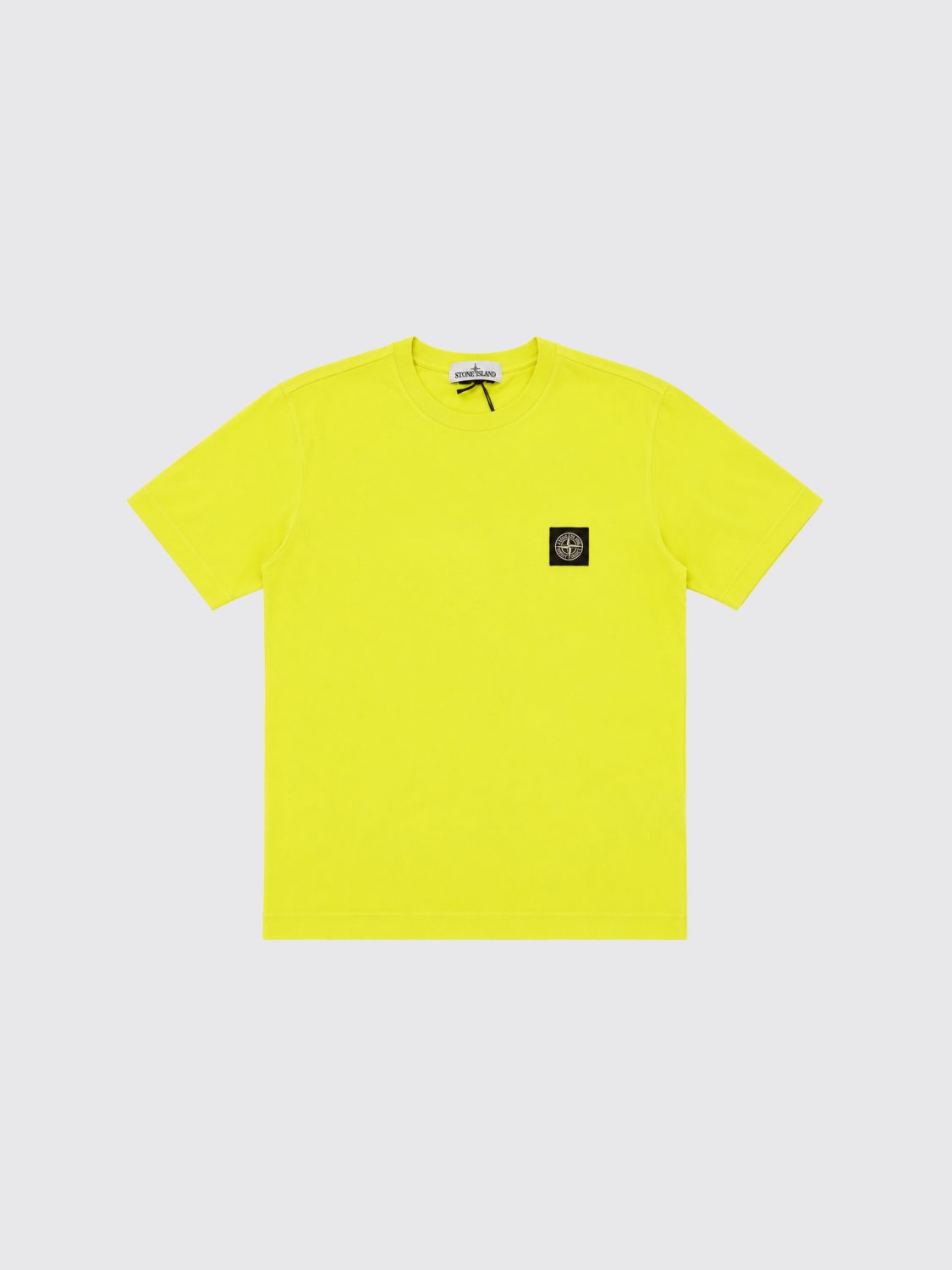 STONE ISLAND JUNIOR T-Shirt Bambino colore Giallo