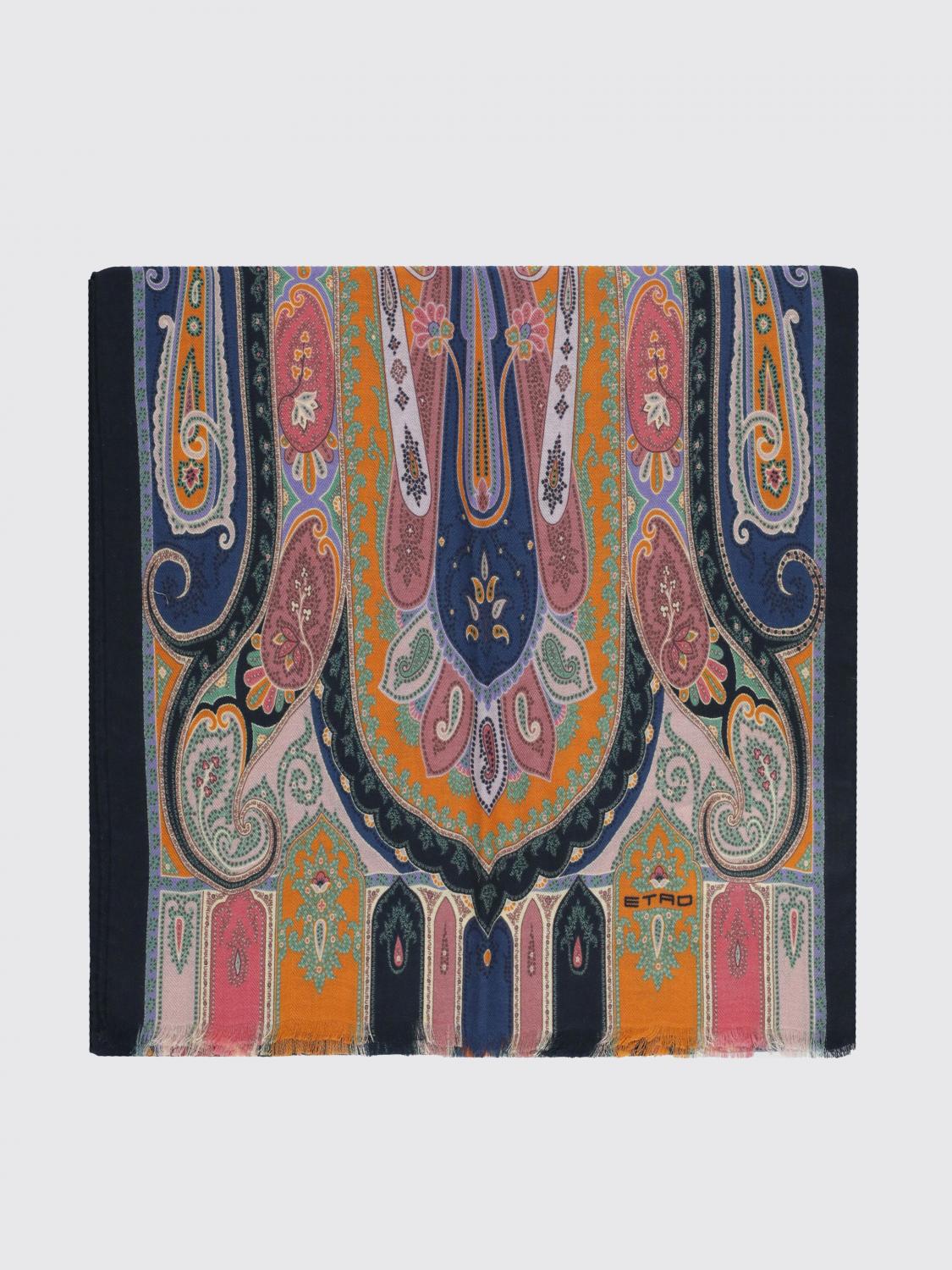 ETRO Scarf Woman color Blue