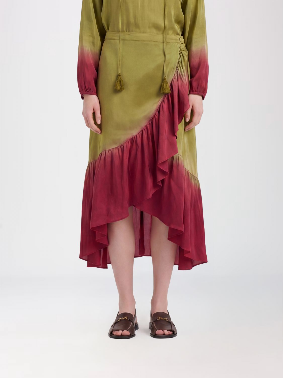 MOMONÌ Skirt Woman color Oil