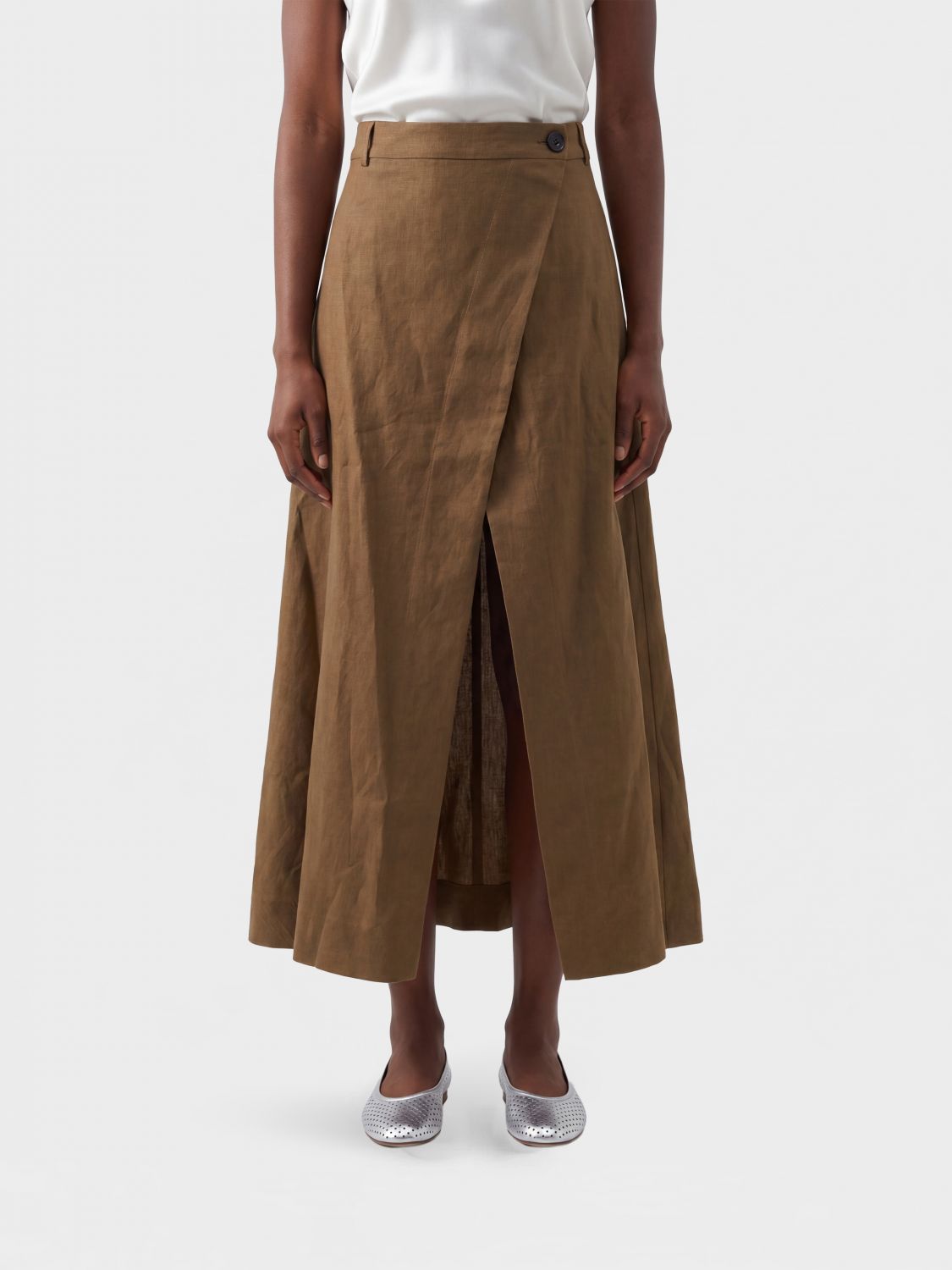 LE KASHA Skirt Woman color Tobacco