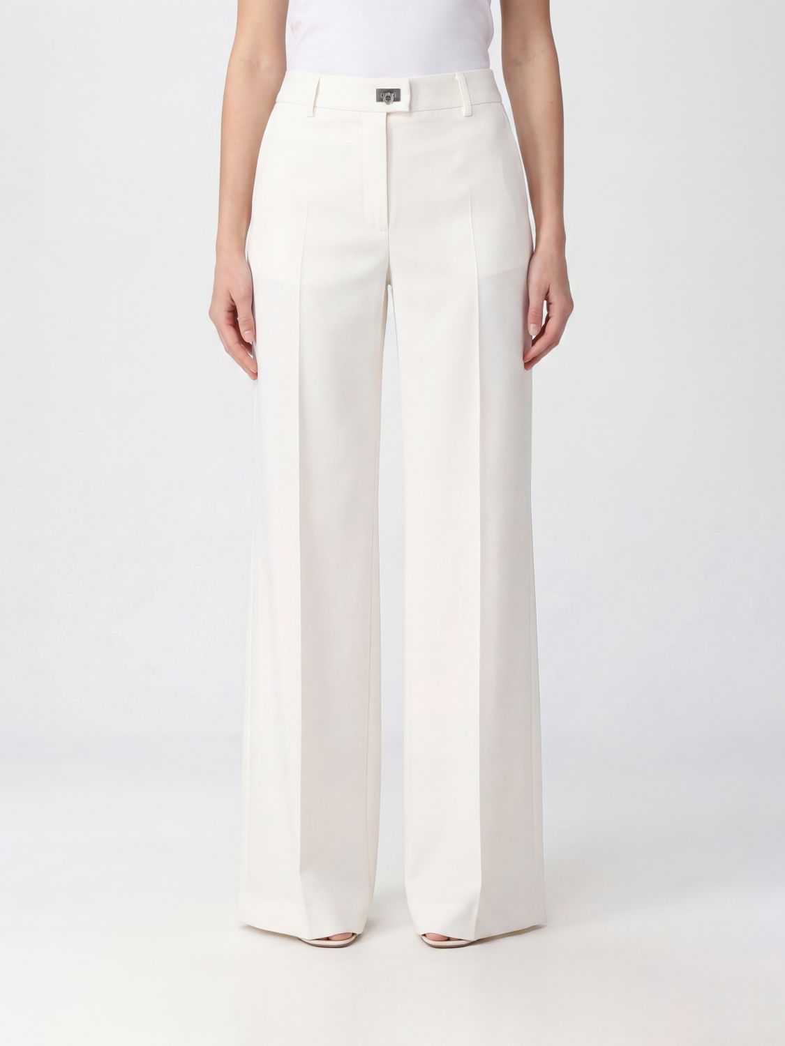 FERRAGAMO Pants Woman color White