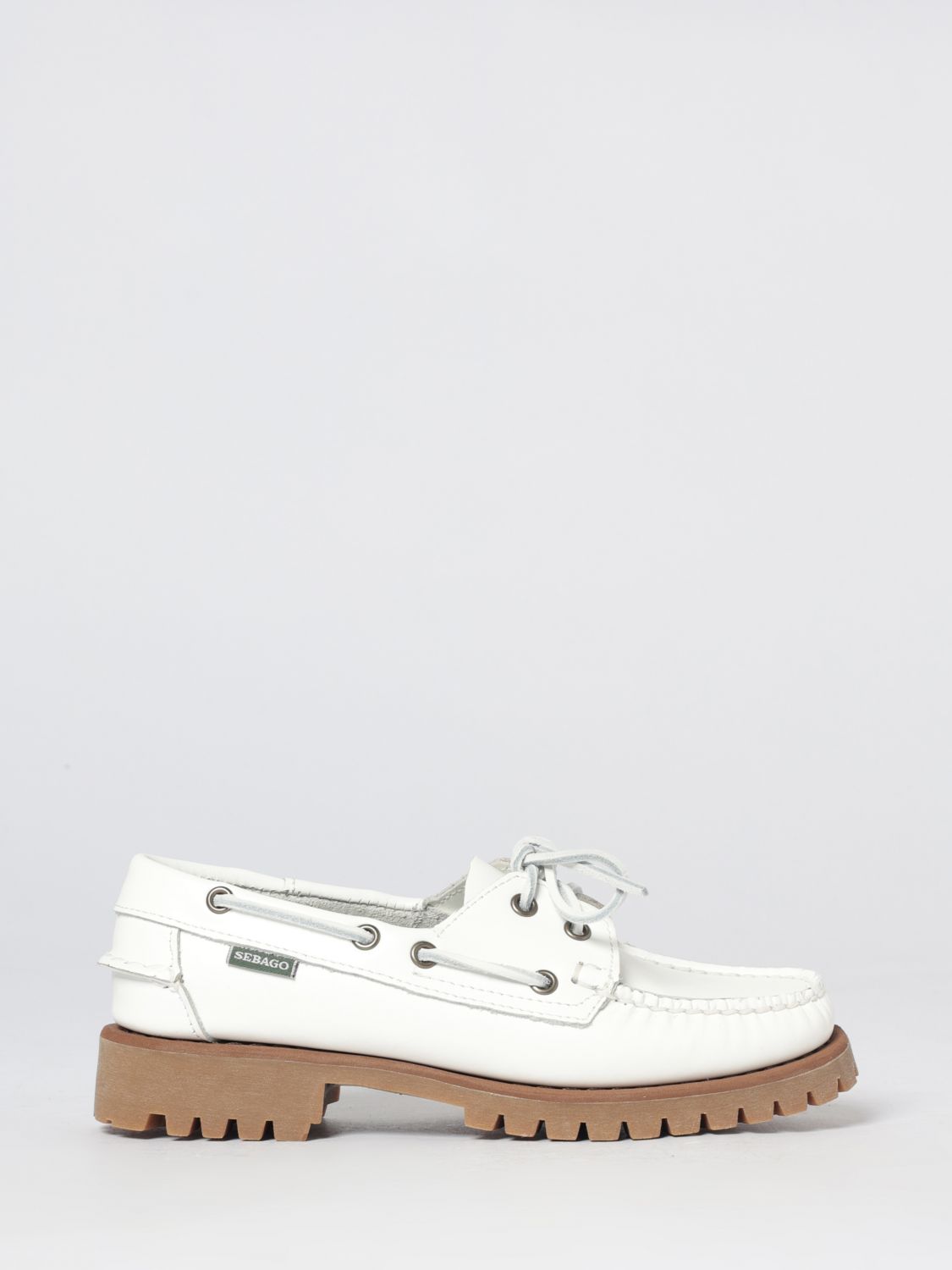 SEBAGO Mocassini da barca Ranger in pelle con suola dentellata