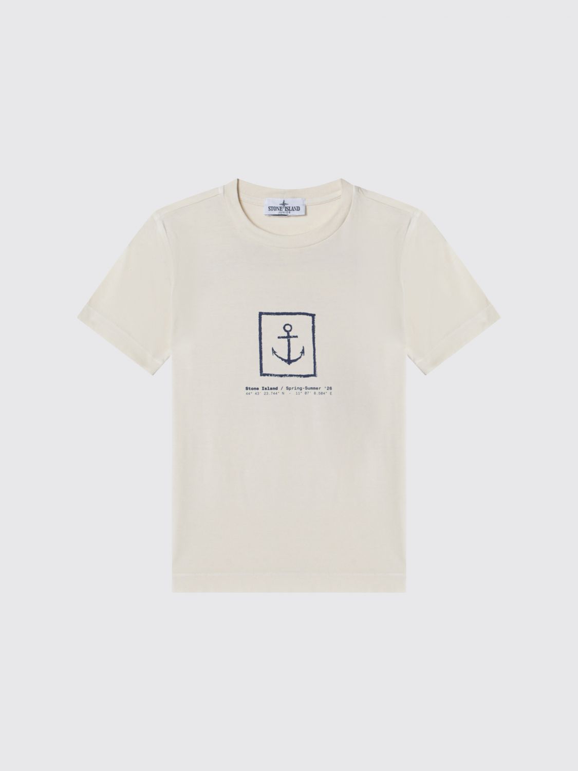STONE ISLAND JUNIOR T-Shirt Bambino colore Beige