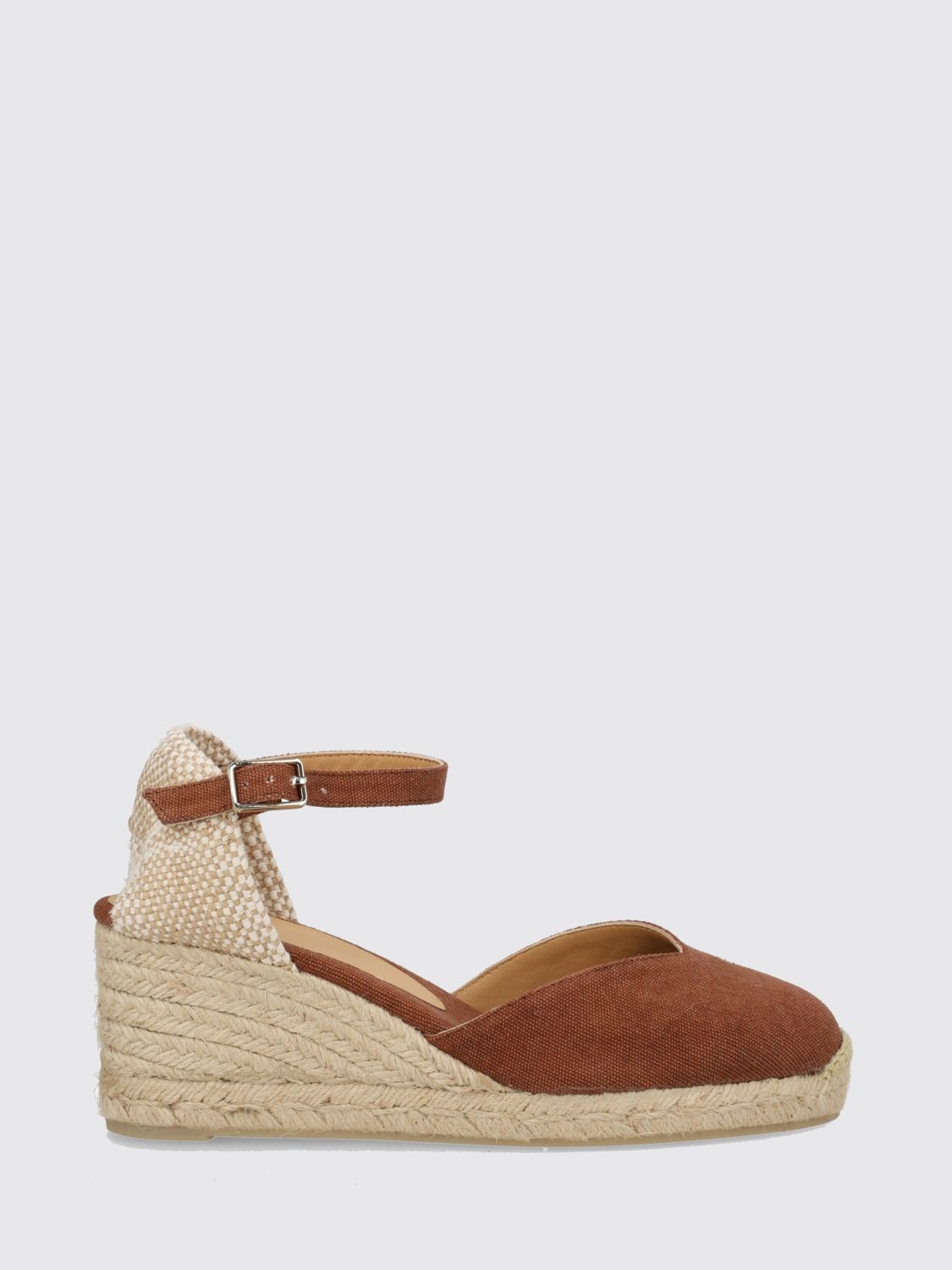 CASTAÑER Chiarita Round-Toe Canvas Espadrilles with a Medium Wedge