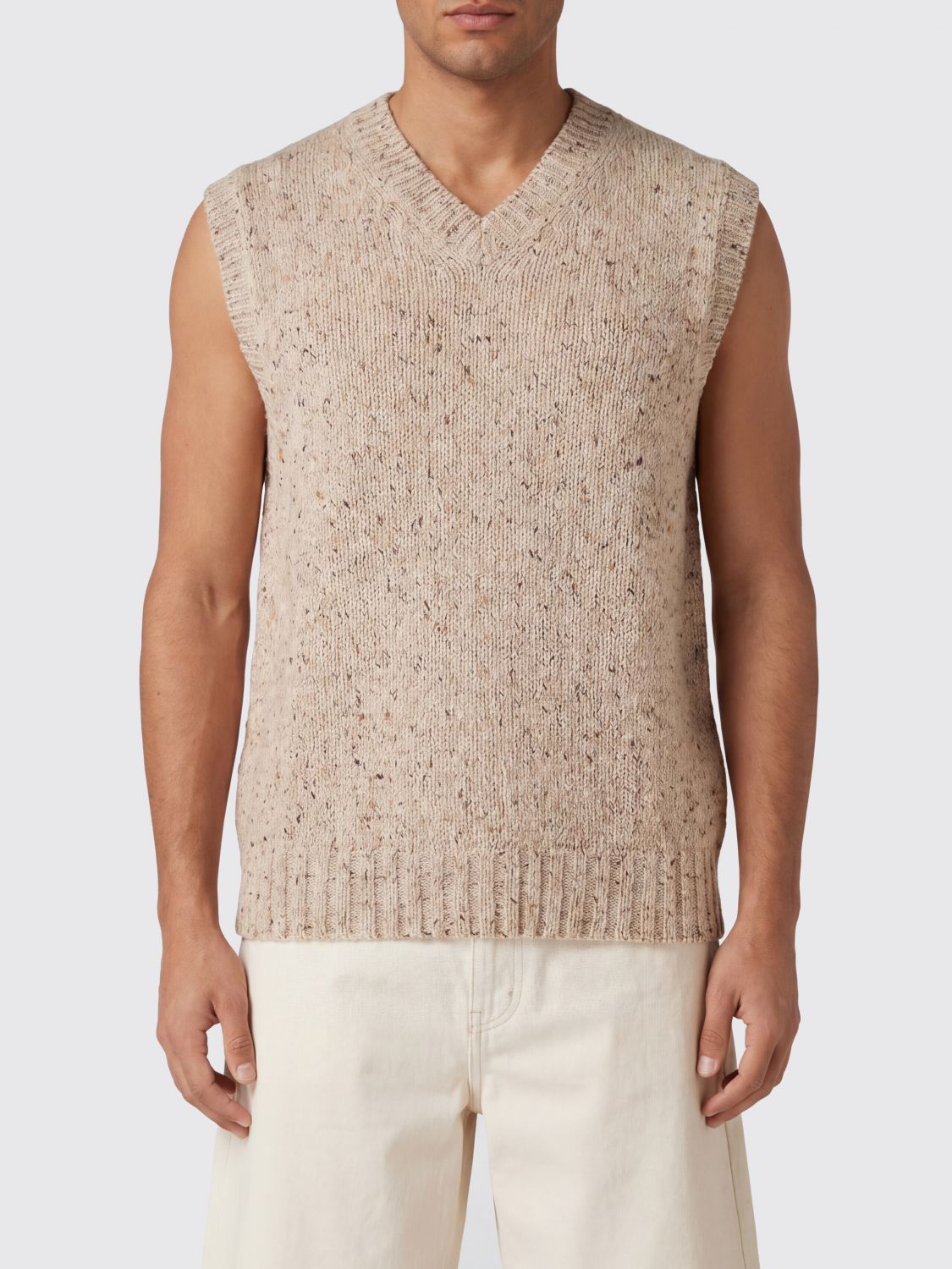 HOWLIN Suit Vest Men color Beige