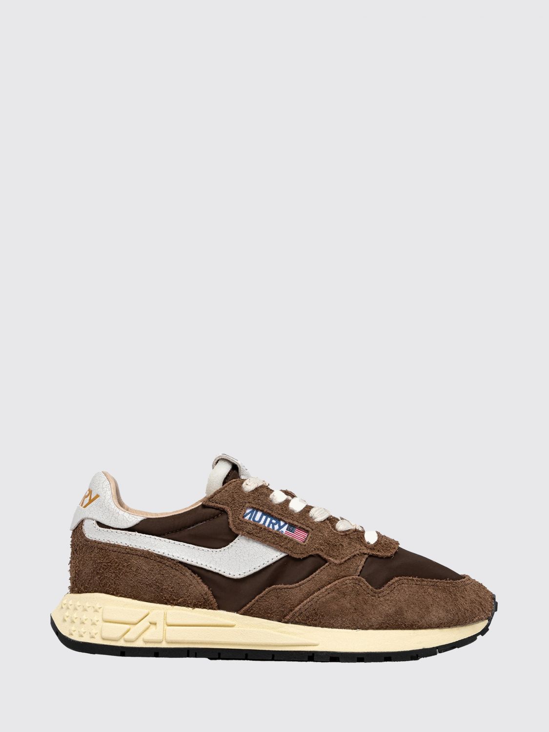 AUTRY Sneakers Reelwind low top in pelle bovina e nylon con logo