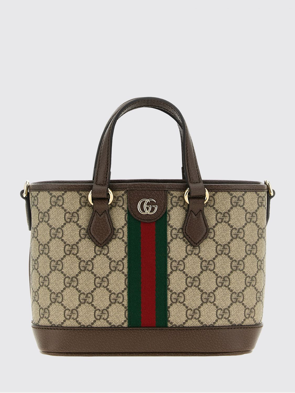 GUCCI Mini borsa a mano Ophidia in tessuto GG Supreme con tracolla