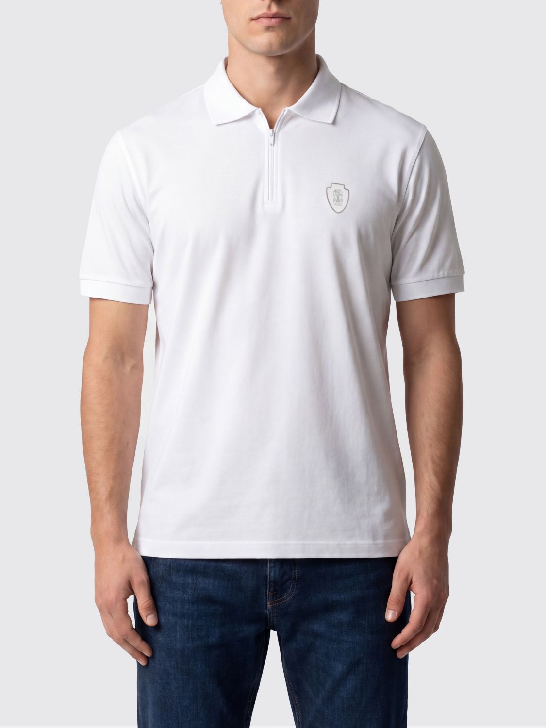 BRUNELLO CUCINELLI Polo Uomo colore Bianco