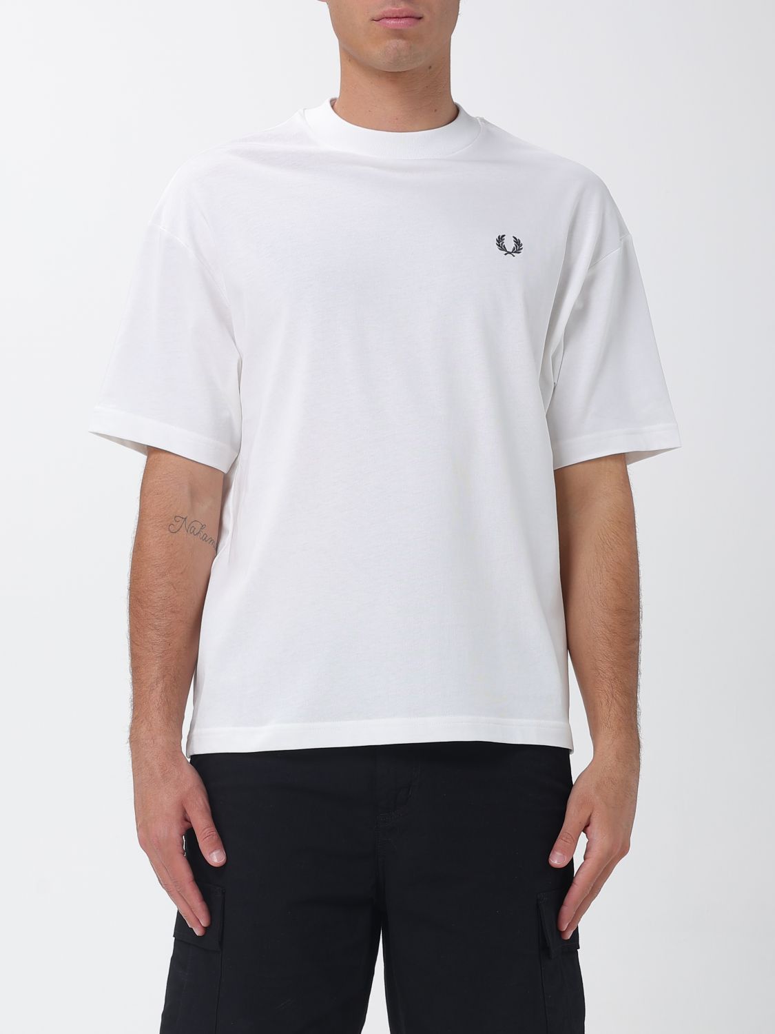 FRED PERRY T-Shirt Men color White